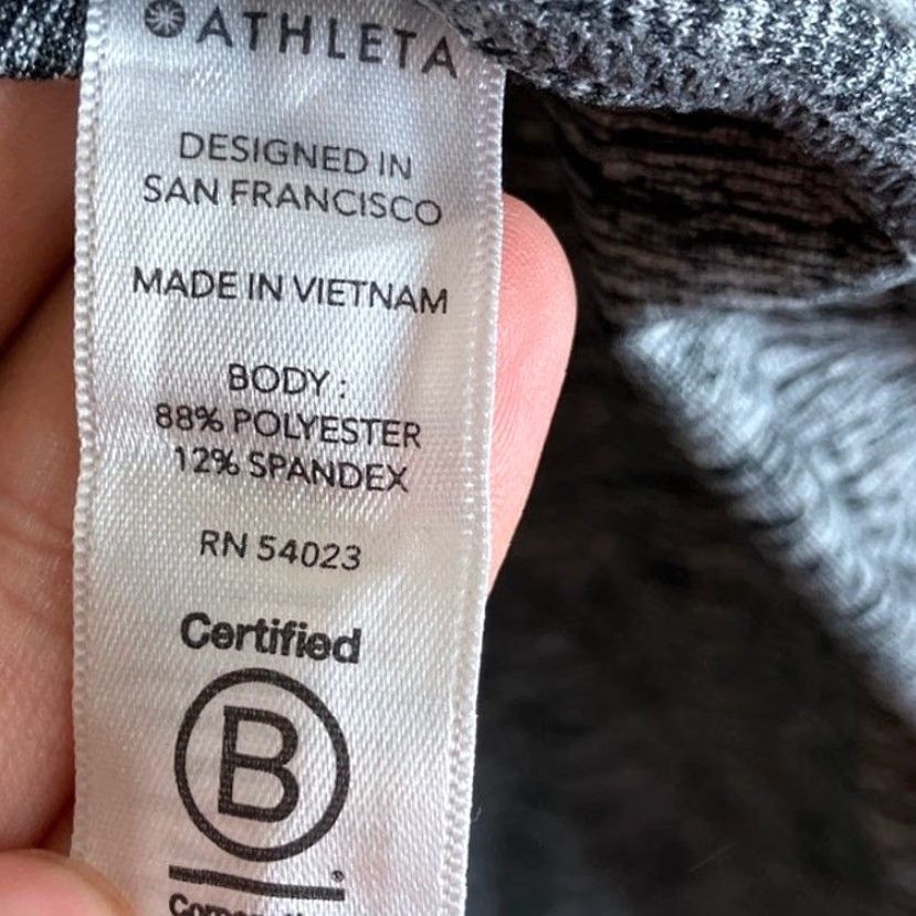 Athleta Athleta Women Sweatshirt Black Heathered Tunic Uptempo Pullover Stretch XS Size XS / US 0-2 / IT 36-38 - 7 Thumbnail
