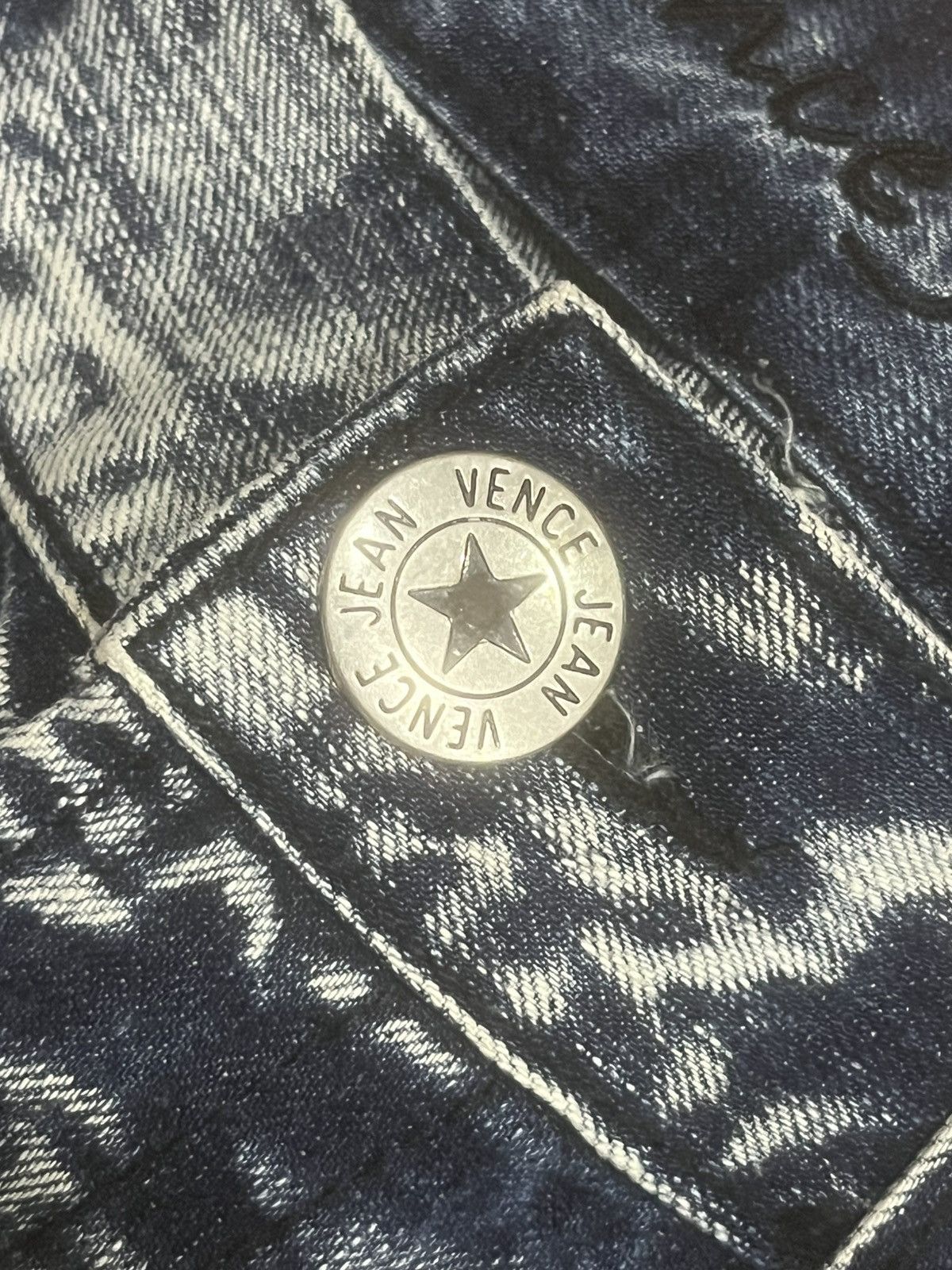 Japanese Brand Vence Ashes Grey Distressed Slim Straight Ripped Jeans Size 31" - 5 Thumbnail