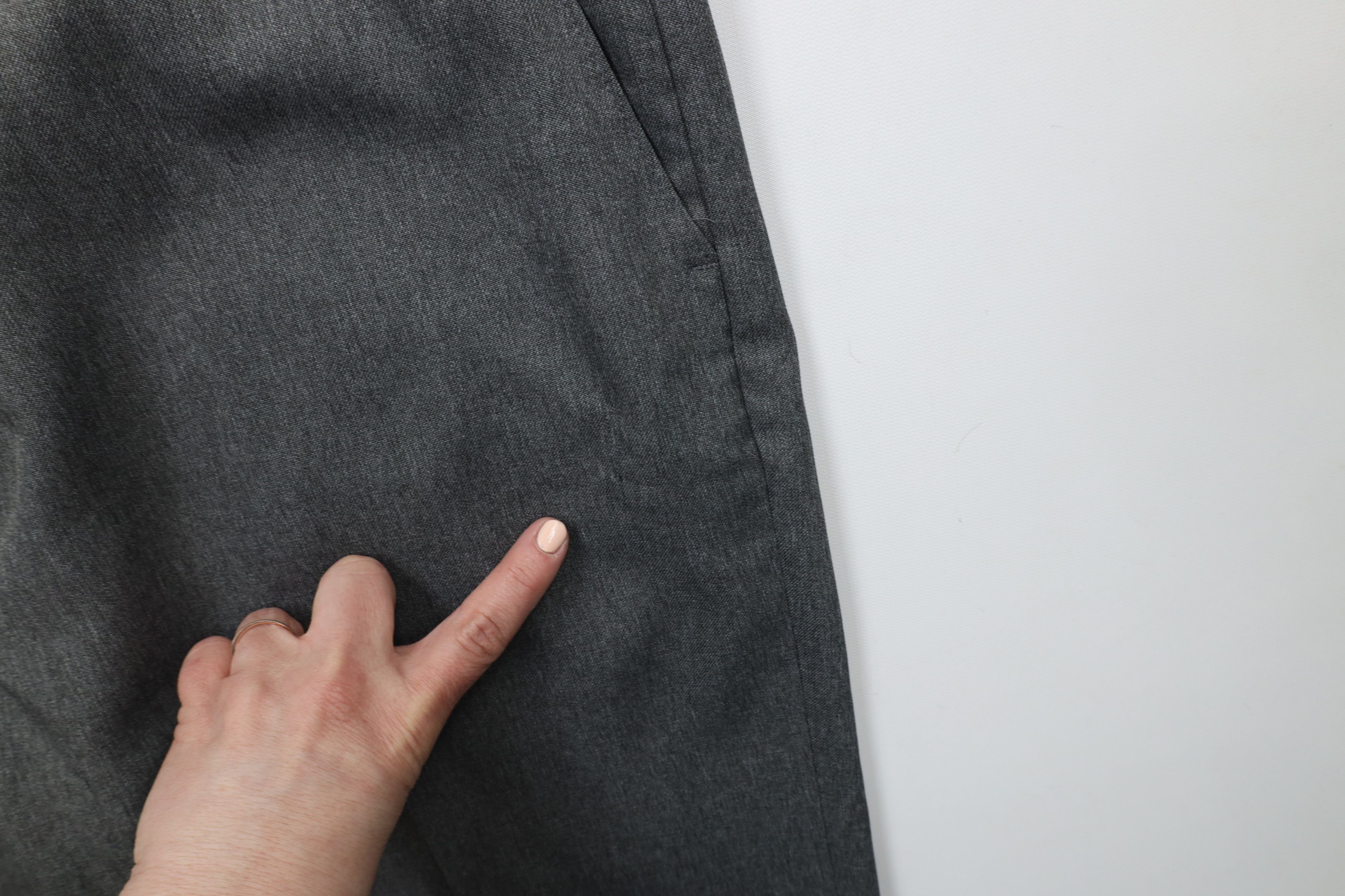 Levi's × Vintage Vintage 90s Levis Flared Wide Leg Chino Pant Heather Gray Size US 36 / EU 52 - 6 Thumbnail