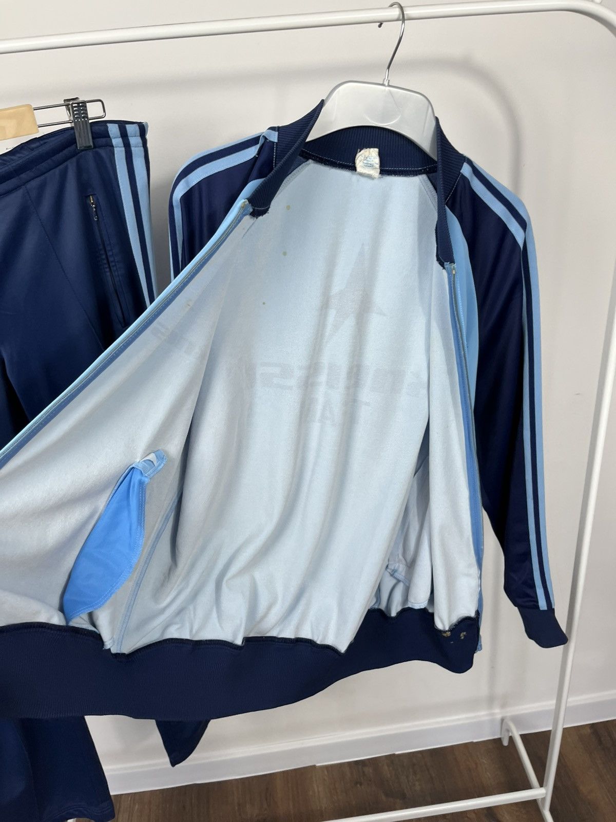 Adidas × Vintage Vintage Adidas Track Suit Jacket Pants Kneissl Team 70s Size US M / EU 48-50 / 2 - 10 Thumbnail