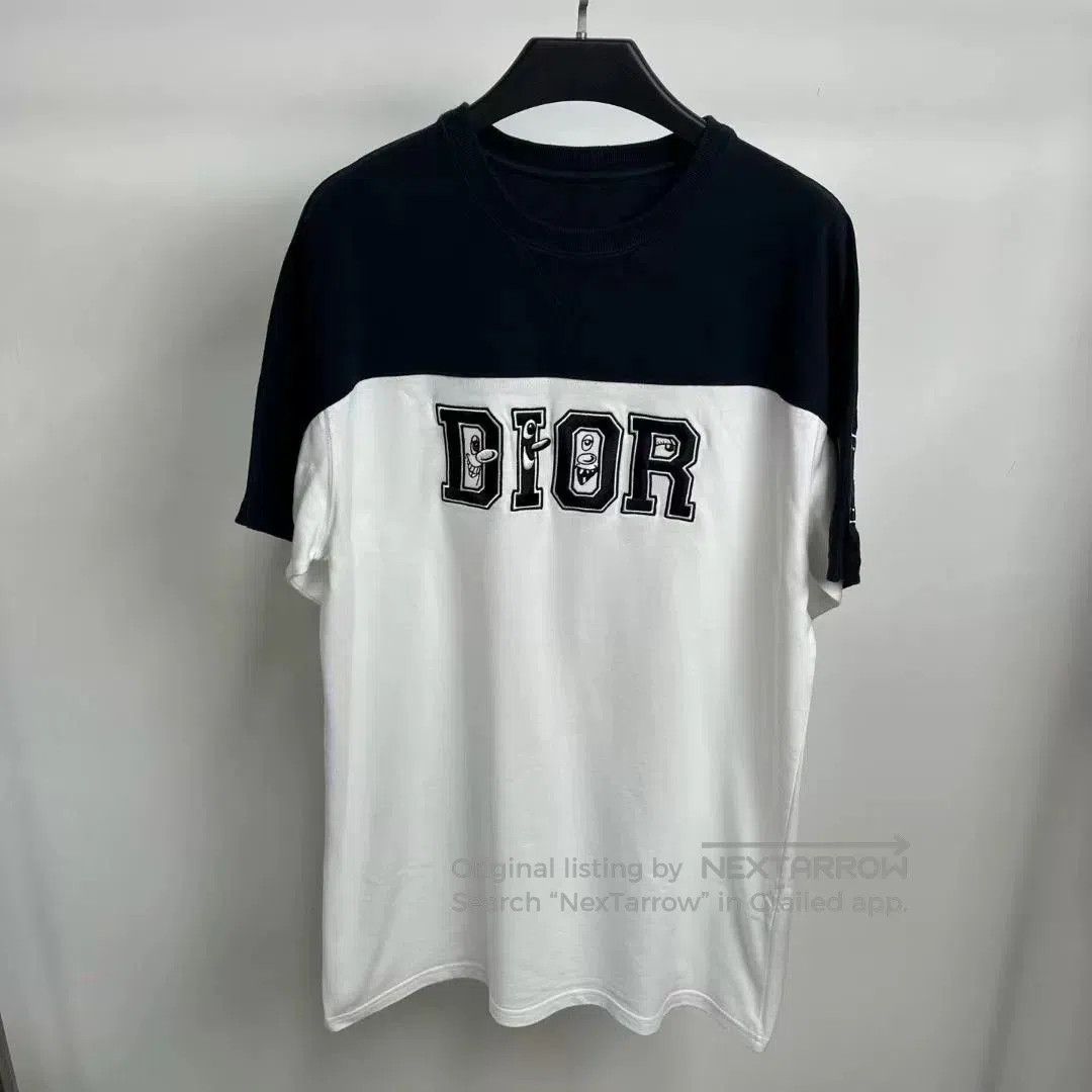 Dior Dior Collaboration Spliced Embroidery Tee. Size US L / EU 52-54 / 3 - 1 Thumbnail