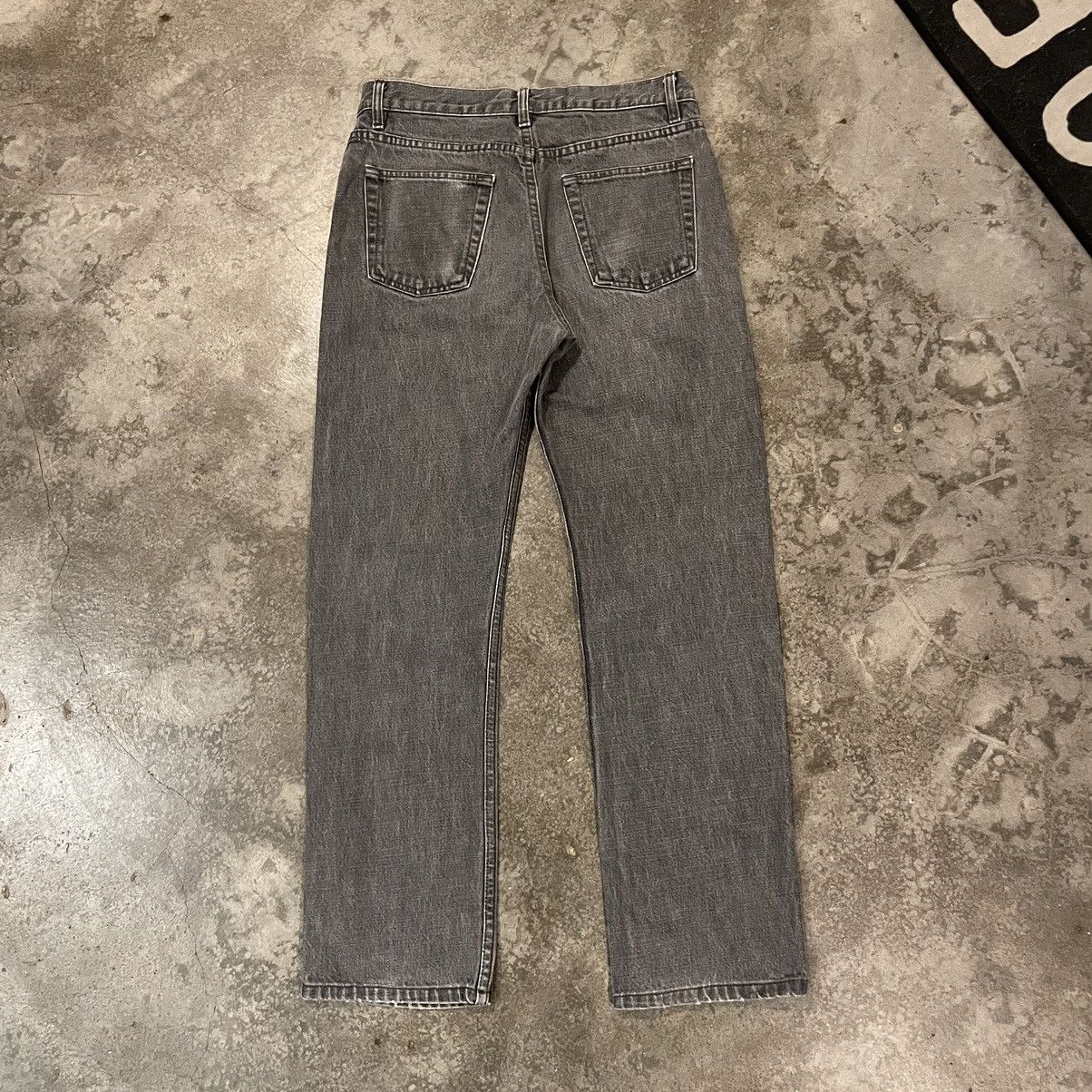 Helmut Lang Helmut Lang Washed Grey Jeans Size 28" / US 6 / IT 42 - 2 Thumbnail