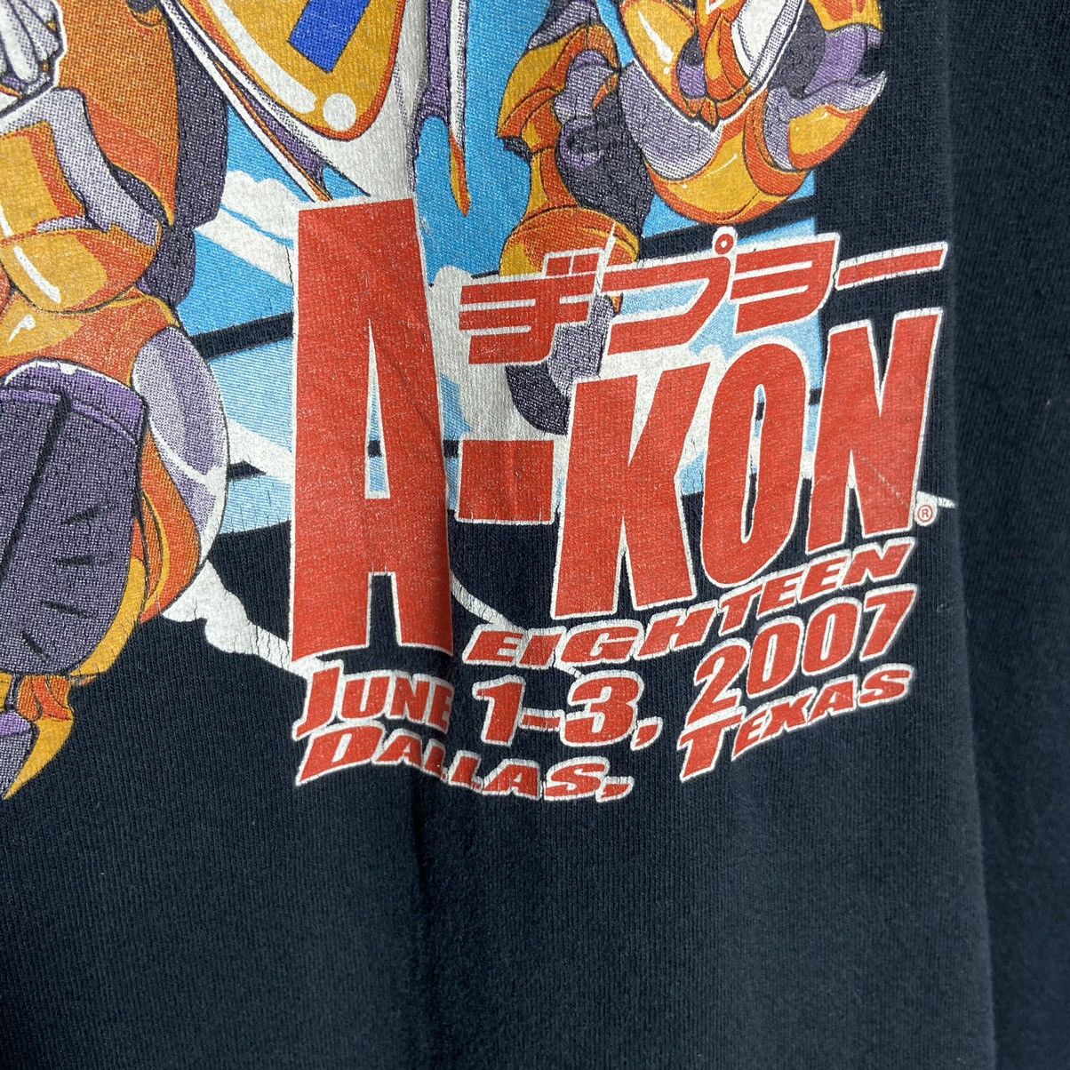 Anime Vintage Y2K A-Kon 18 Dallas Texas Anime T-Shirt Size US L / EU 52-54 / 3 - 3 Thumbnail