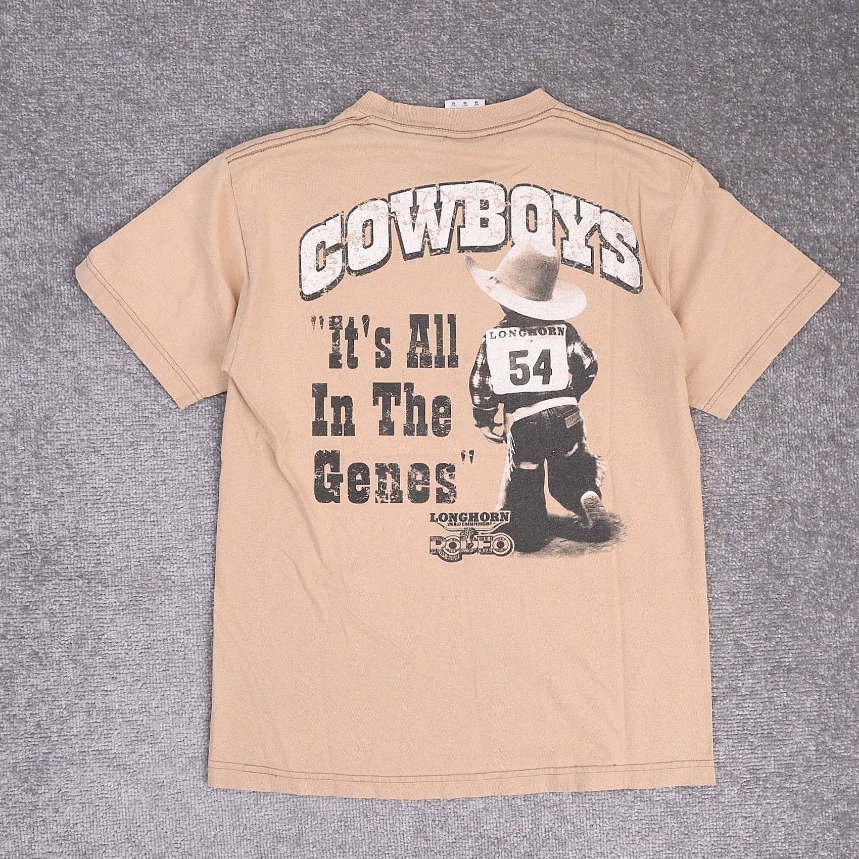 Vintage VINTAGE Texas Longhorn Rodeo Cowboys Funny Brown Short Sleeve T-Shirt Medium Y2K Size US M / EU 48-50 / 2 - 4 Thumbnail