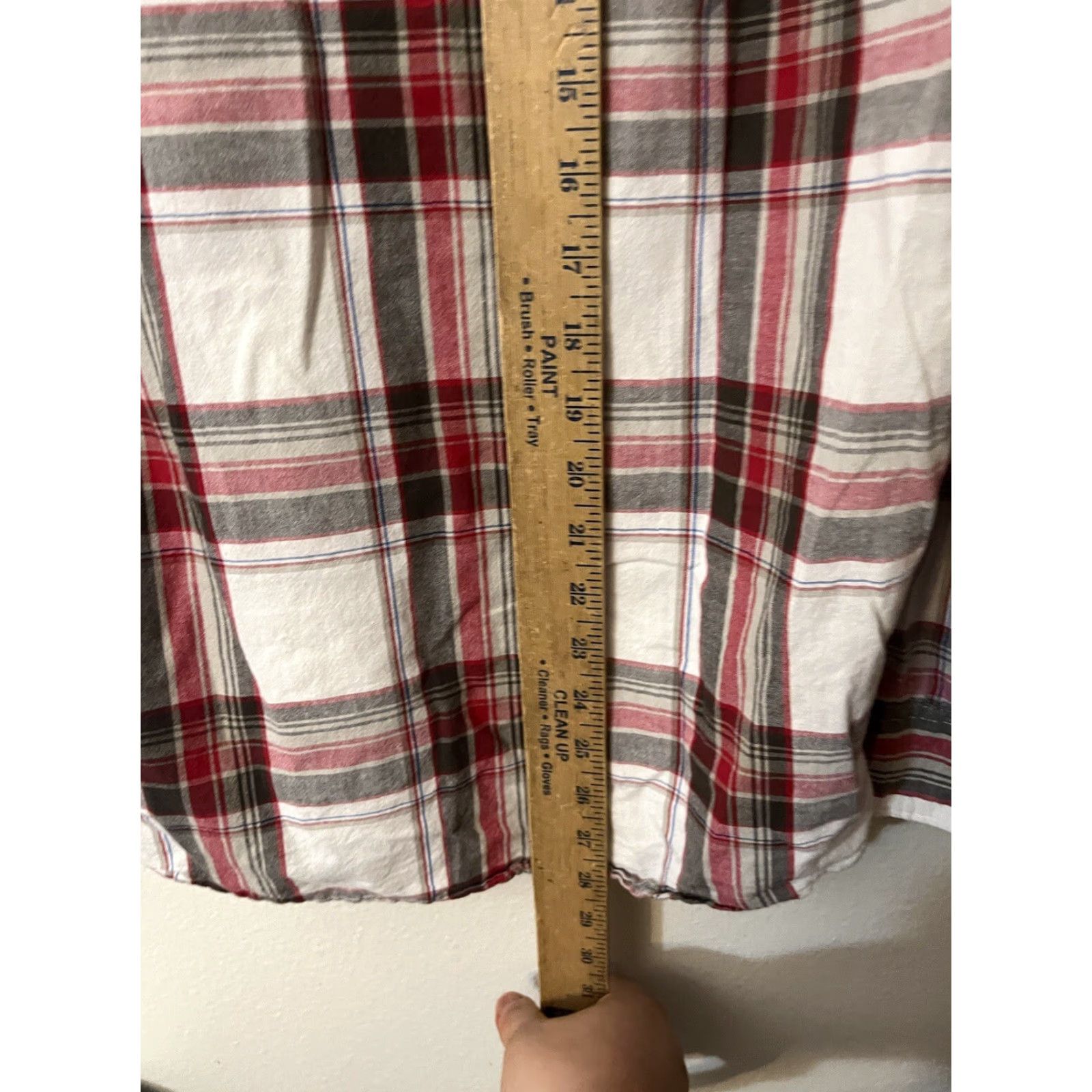 Wrangler VINTAGE Wrangler Button-Up Shirt Mens Plaid Red 100% Cotton M Medium Long Sleeve Casual 90s Cowboy Mens Size US M / EU 48-50 / 2 - 4 Thumbnail