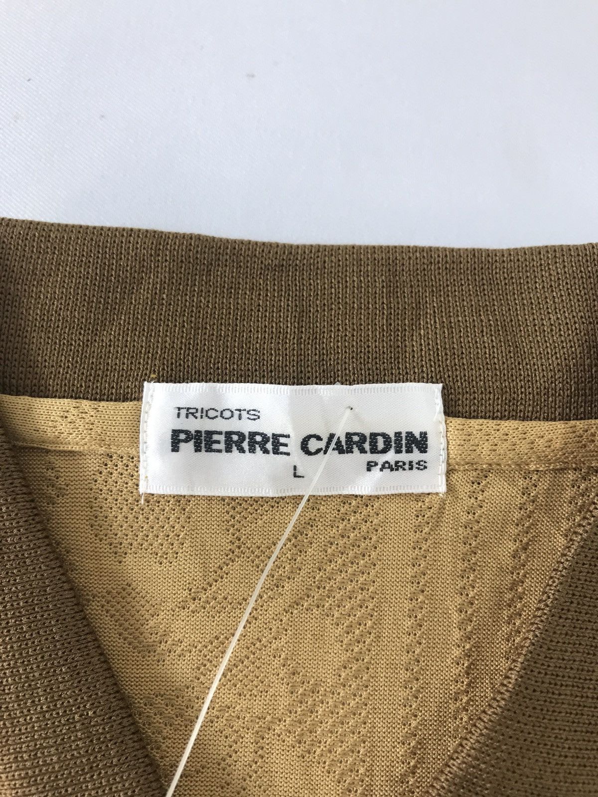 Pierre Cardin 90s Pierre Cardin Paris Tricot Single Pocket Polo Tee Size US M / EU 48-50 / 2 - 6 Thumbnail