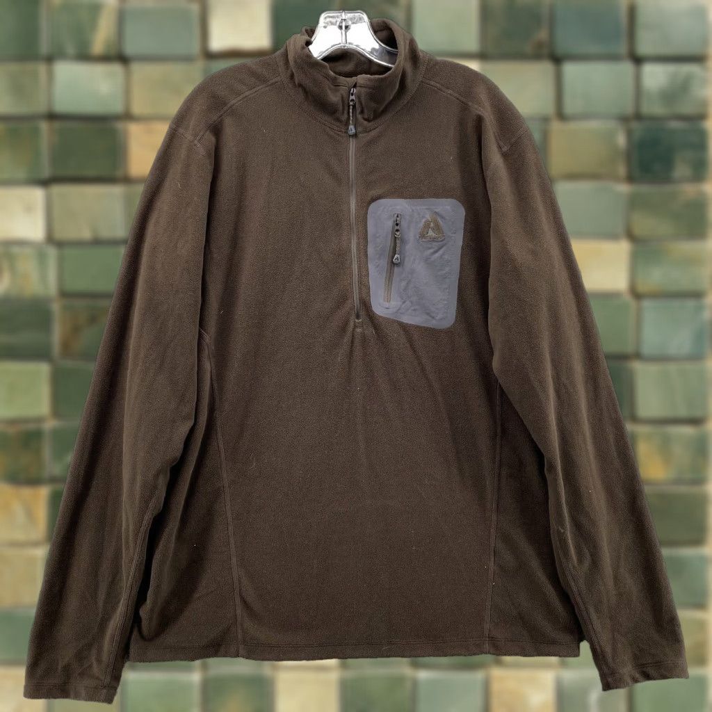 Eddie Bauer Eddie Bauer Pullover Sweater Men Tall Large Brown First Ascent 1/2 Zip Gorpcore Size US L / EU 52-54 / 3 - 1 Thumbnail
