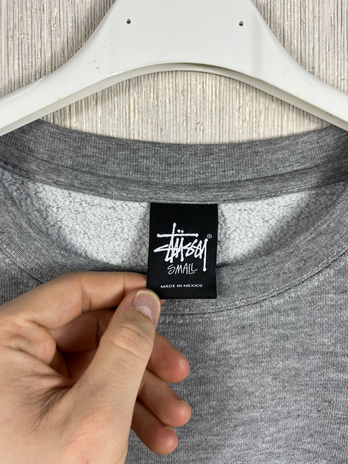 Stussy × Vintage Vintage Stussy 90s sweatshirt basic crewneck copyright retro Size US S / EU 44-46 / 1 - 10 Thumbnail