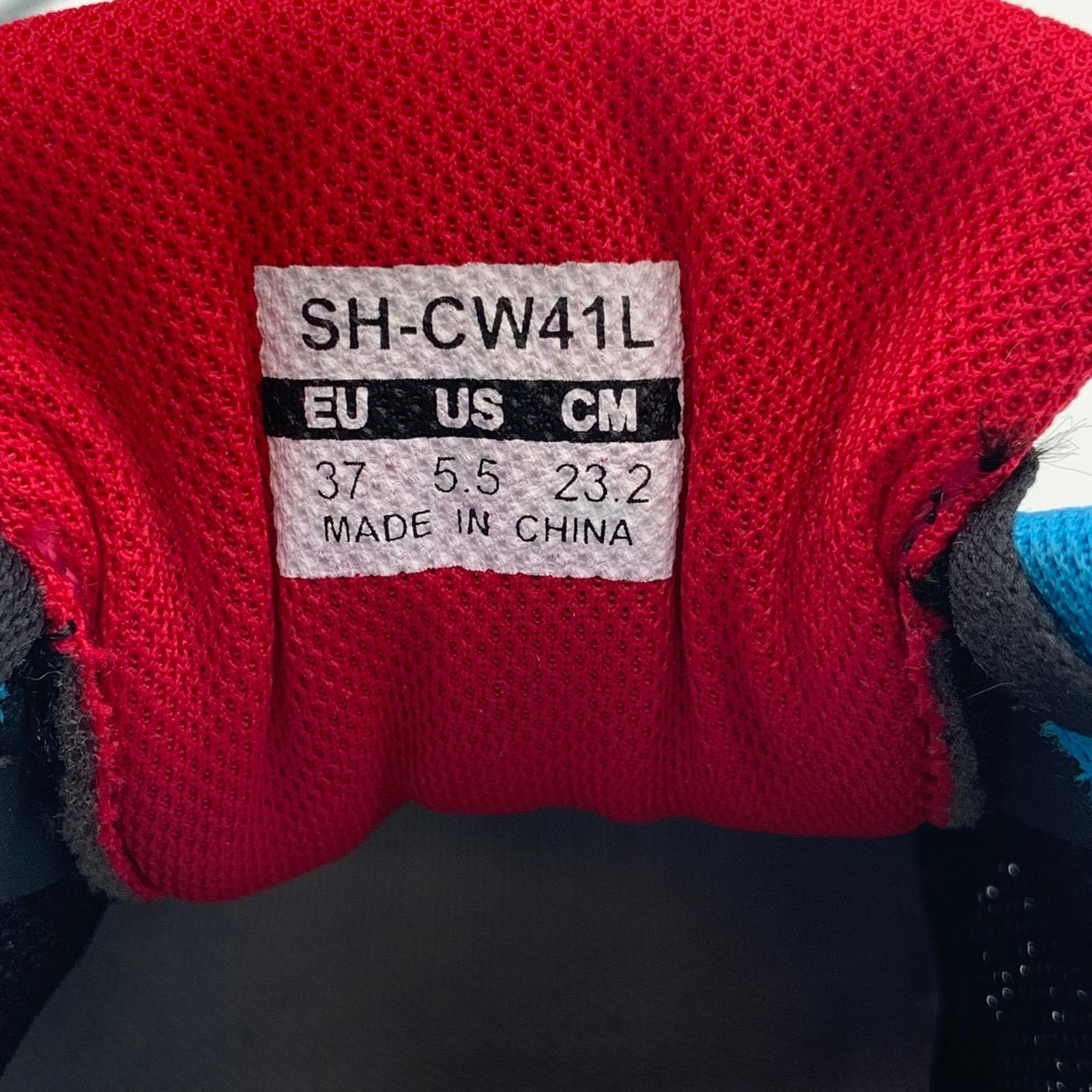 Other Shimano Click'R Cycling Shoes Women's Size 5.5 Black Red Size US 5.5 / IT 35.5 - 3 Thumbnail