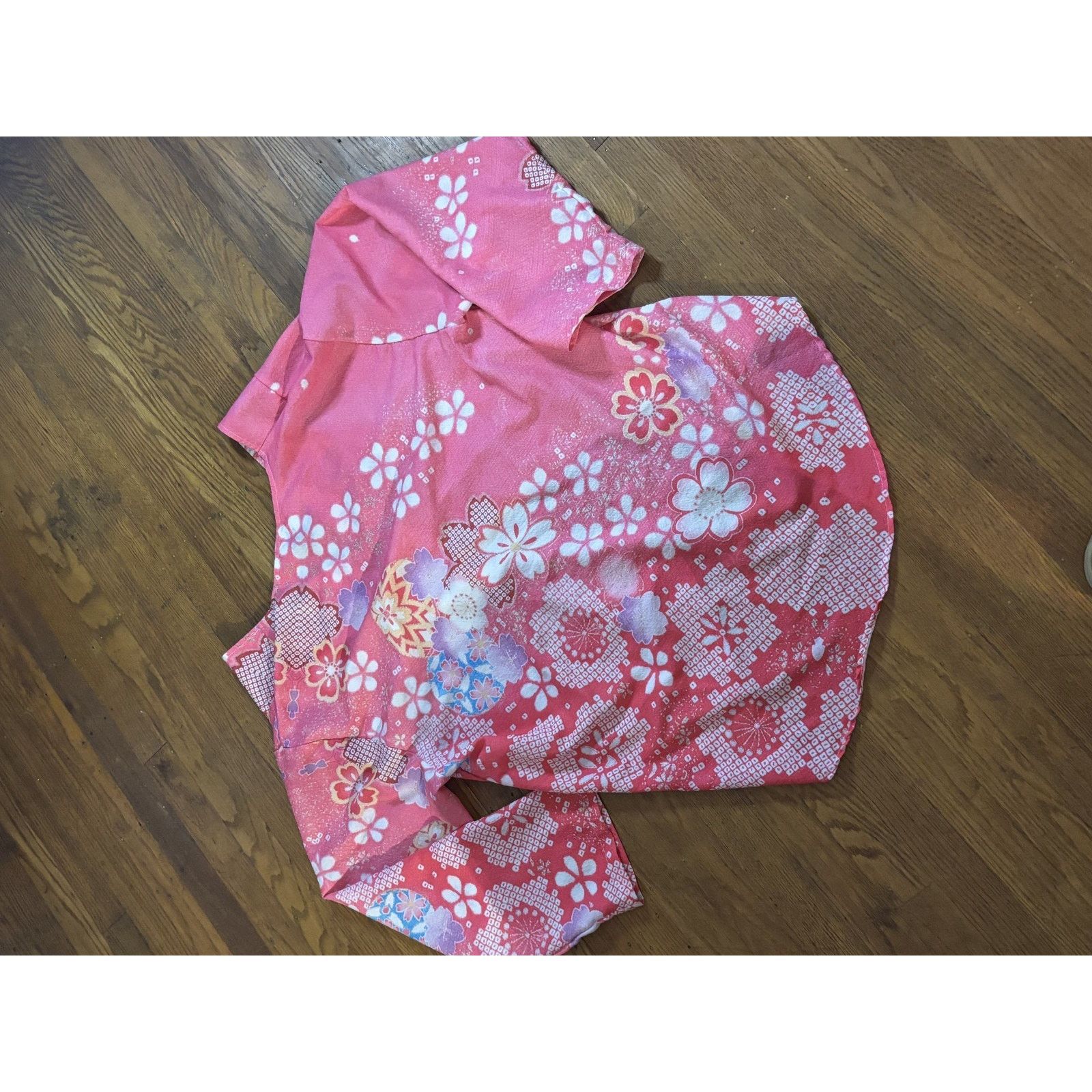 The Unbranded Brand Vtg Single Stitch Pink Floral Bandana Print Unbranded90s M/L Size XL / US 12-14 / IT 48-50 - 2 Thumbnail