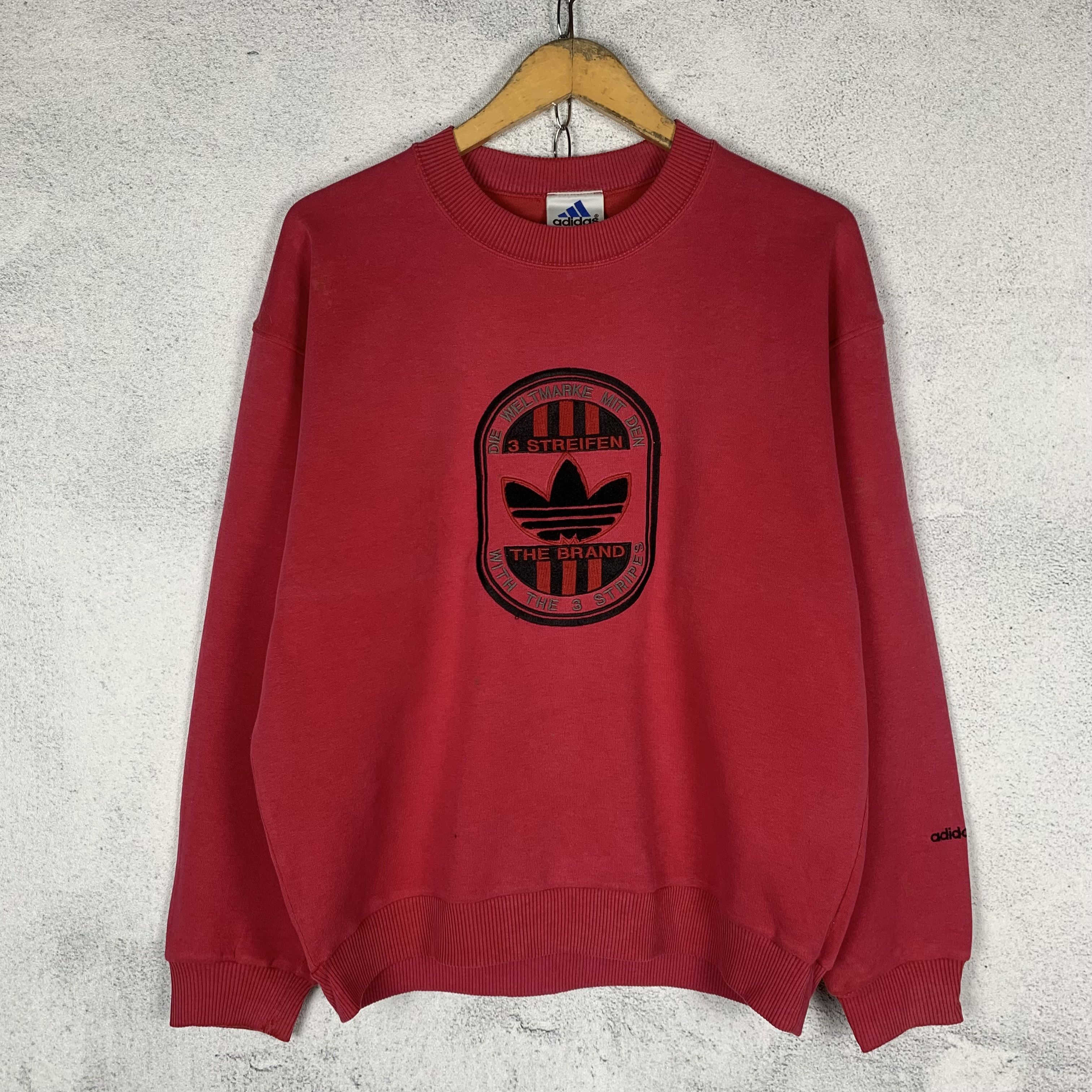 Adidas 90s Adidas Sweatshirt Crewneck Size US M / EU 48-50 / 2 - 1 Thumbnail