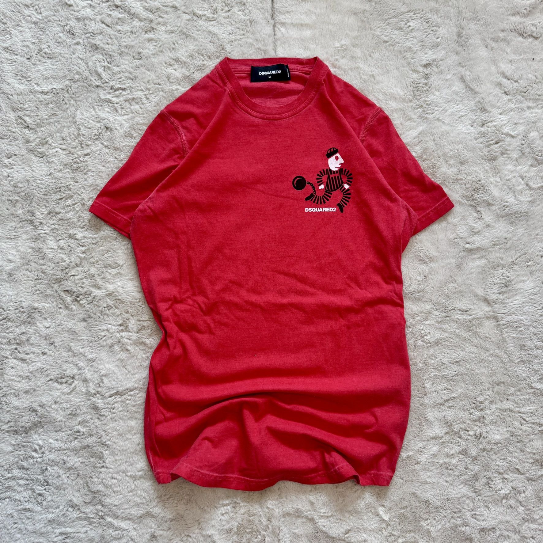 Dsquared2 Dsquared2 Red Graphic Logo Tee – Size M Size US M / EU 48-50 / 2 - 1 Thumbnail