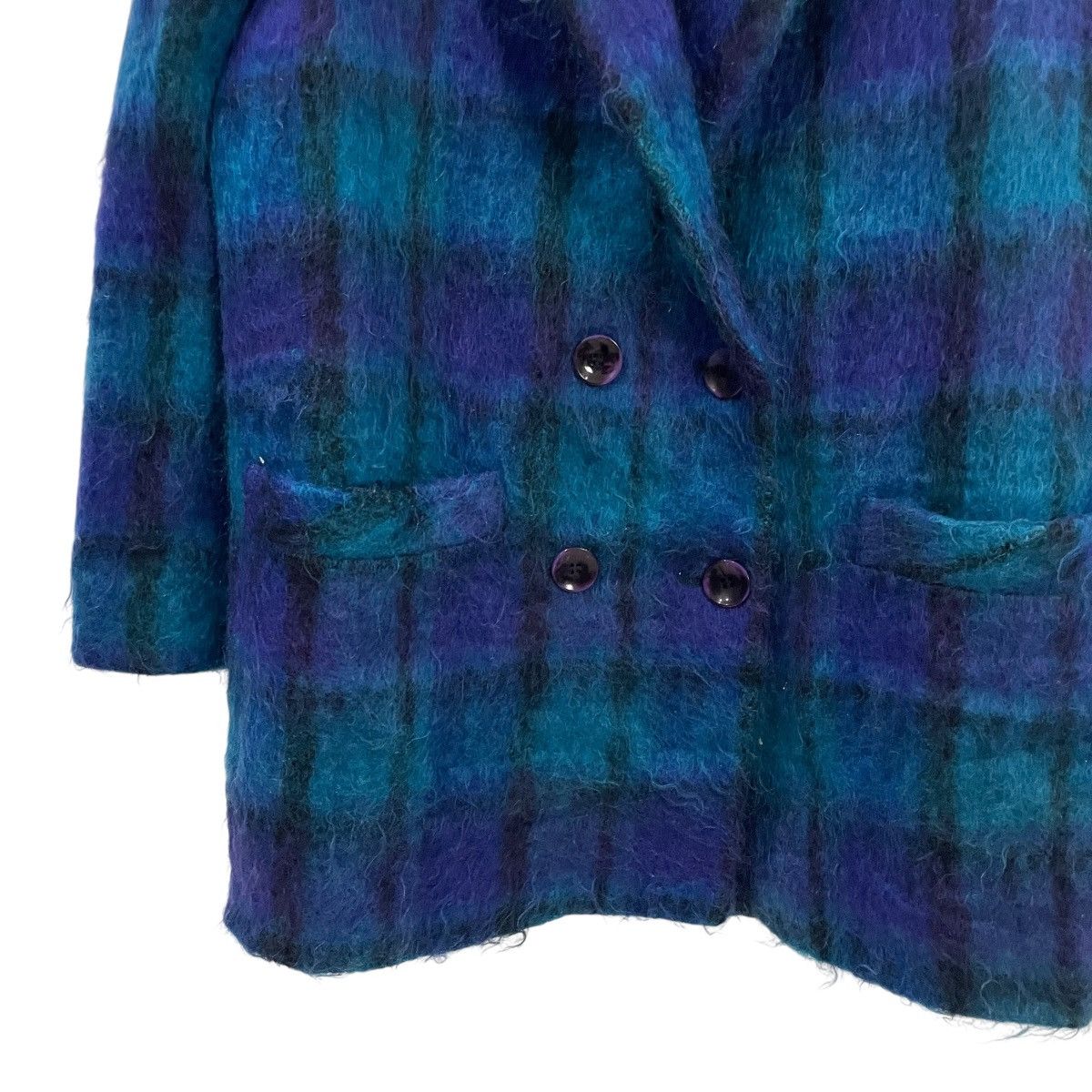 Other Vintage 90s Wayne Evans Mohair Coat Jacket Size US L / EU 52-54 / 3 - 3 Thumbnail