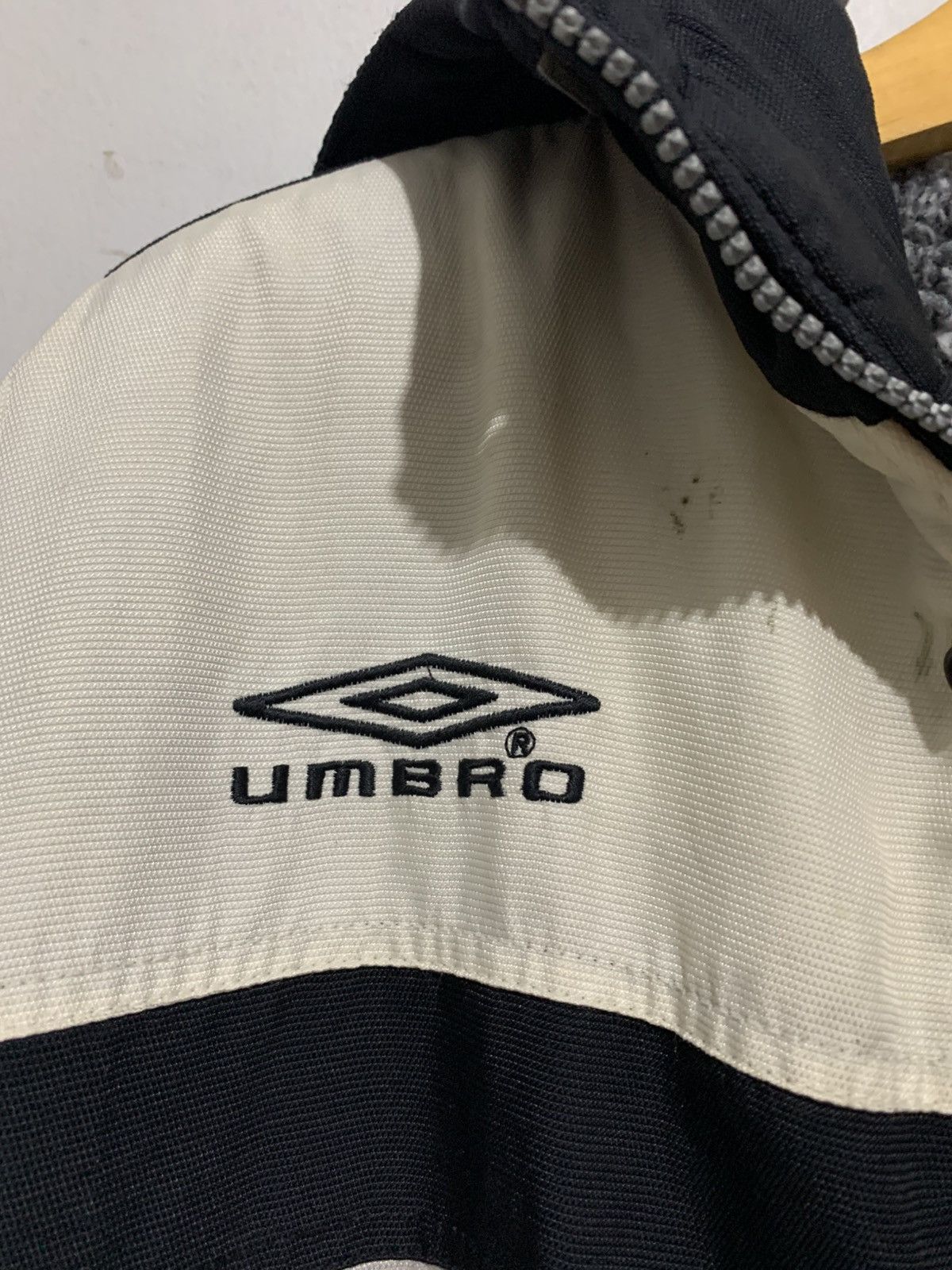 Umbro Jacket Hoodie Umbro Sherpa Pro Training Vintage 80s USA Size US XXL / EU 58 / 5 - 2 Thumbnail