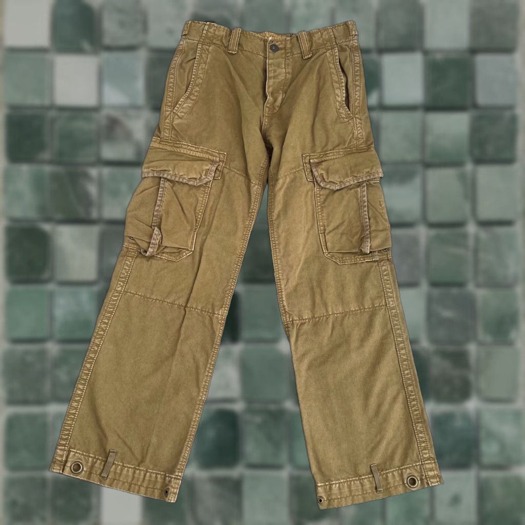 Gap VINTAGE GAP Cargo Pants Men 30x30 Brown Paratrooper Baggy Military Adjustable Waist Pants Mens Cargo Brown 30x30 Vintage GAP Size US 30 / EU 46 - 1 Thumbnail