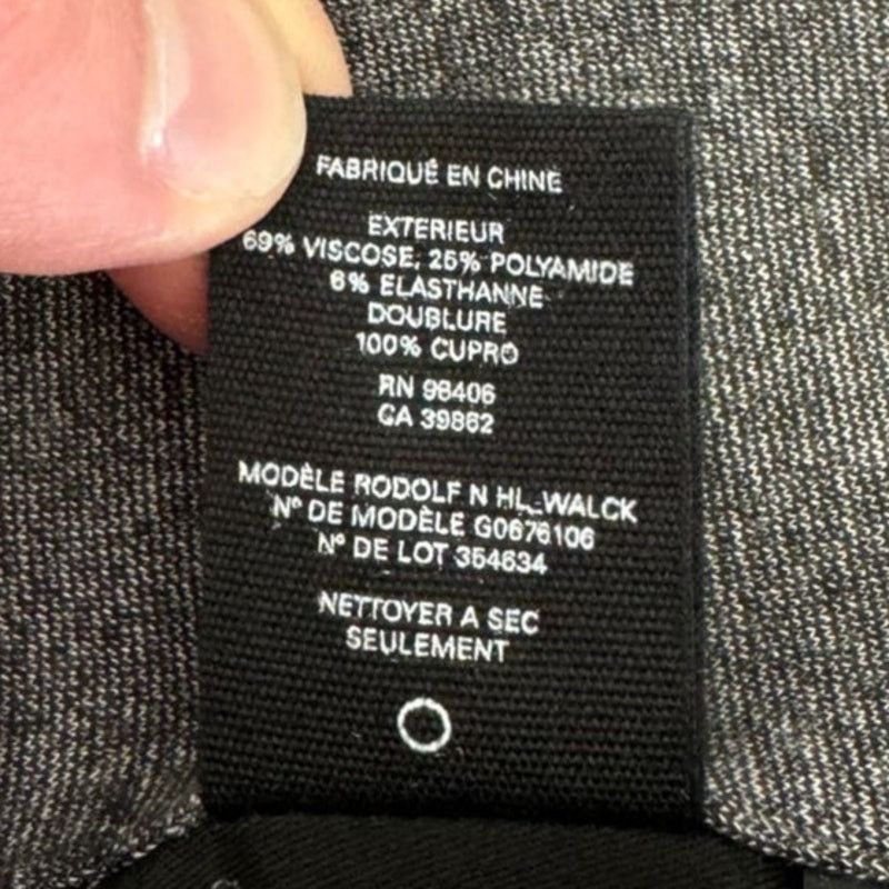Theory Theory Mens Rodolf Heathered Gray Two Button Blazer Jacket Size 42R - 10 Thumbnail