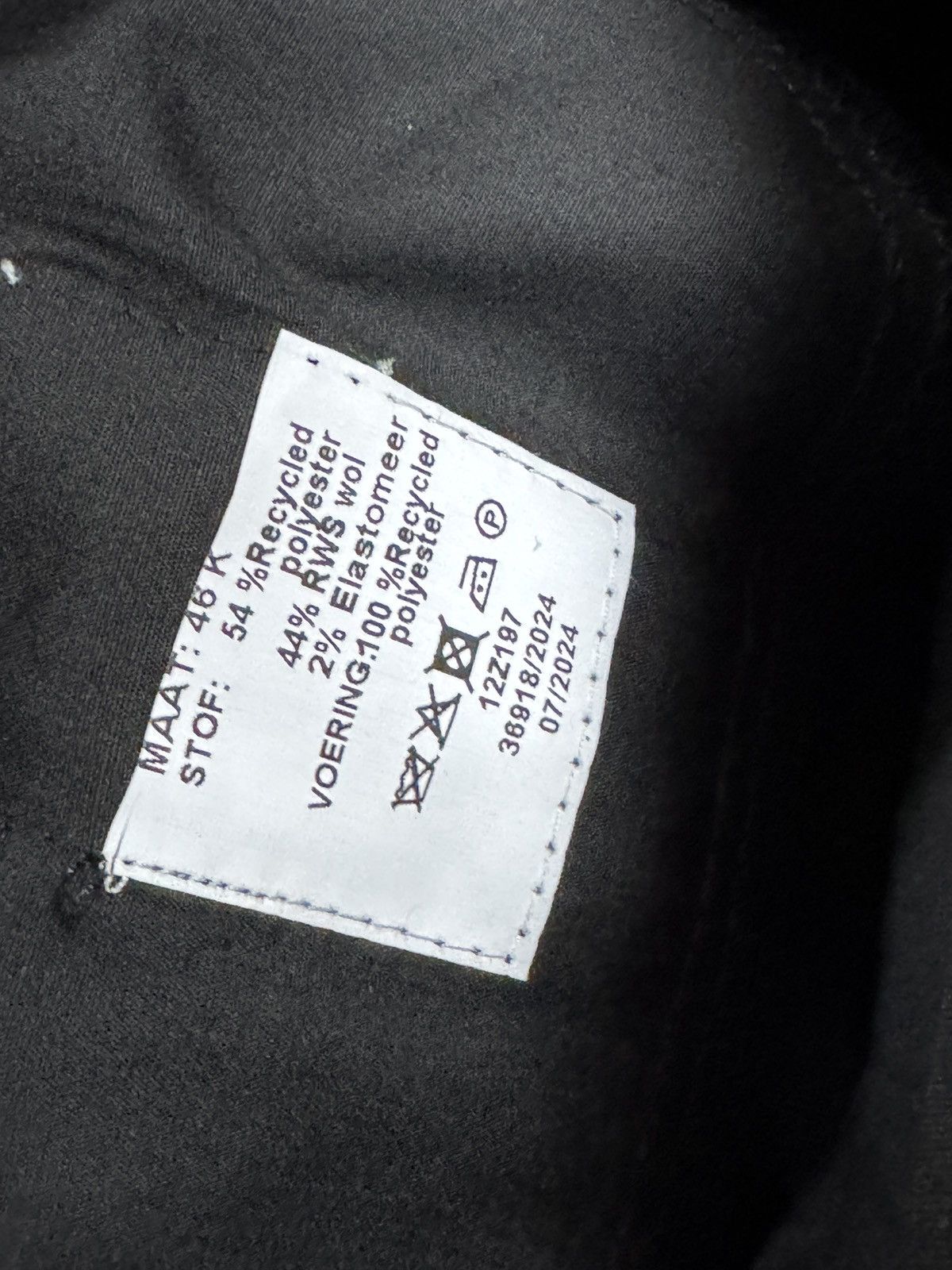 Other 1980s Wool Suit Pants Baggy Trousers Blend Balenciaga Rick Size US 30 / EU 46 - 4 Thumbnail