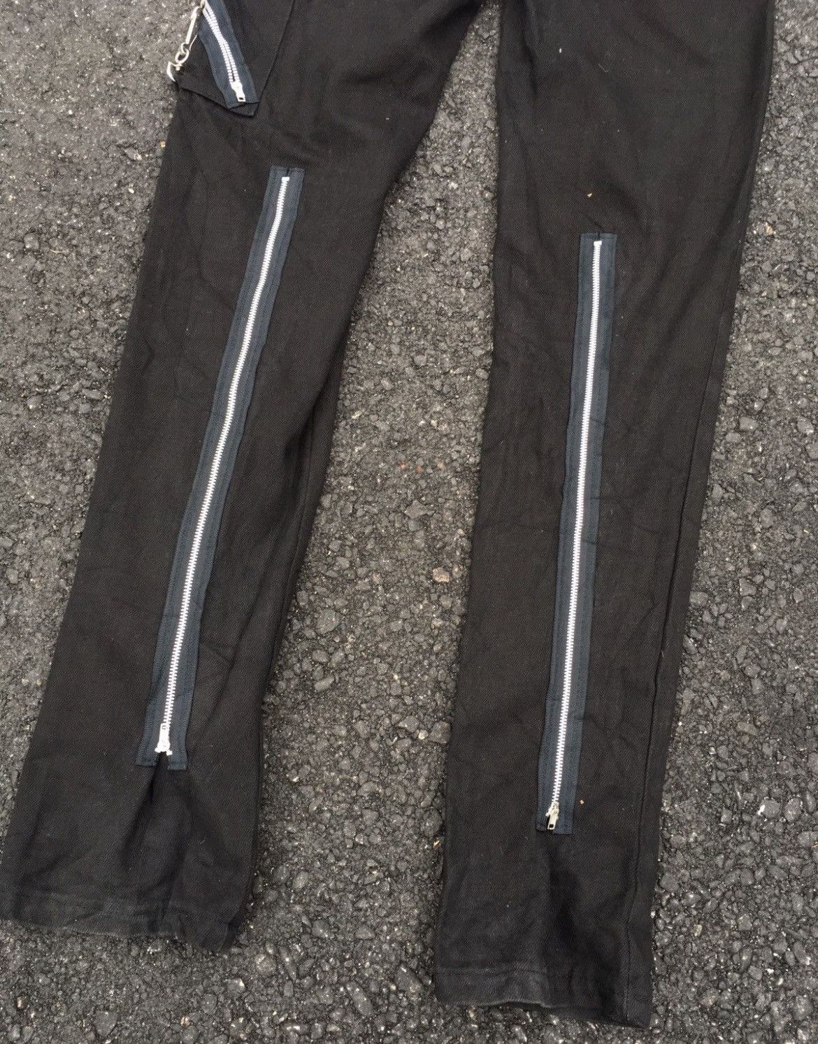 If Six Was Nine × Issey Miyake × Tornado Mart 💥Insane 90s Style Bondage Multi Pocket Zipper Pants Size US 30 / EU 46 - 5 Thumbnail
