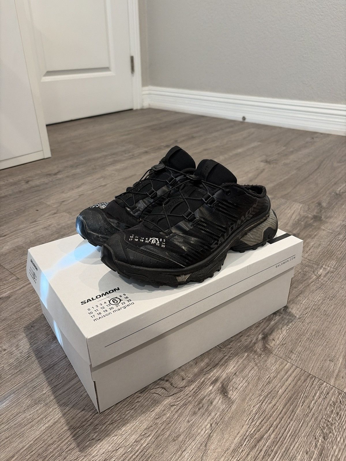 Maison Margiela × Salomon MM6 x Salomon XT-4 black mules Size US 8.5 / EU 41-42 - 1 Thumbnail