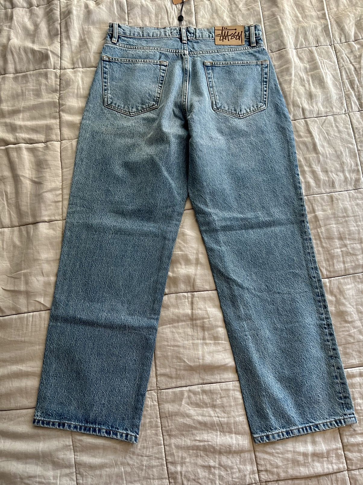 Stussy Stussy Denim Classic Jeans 30 “Washed Blue” | Grailed