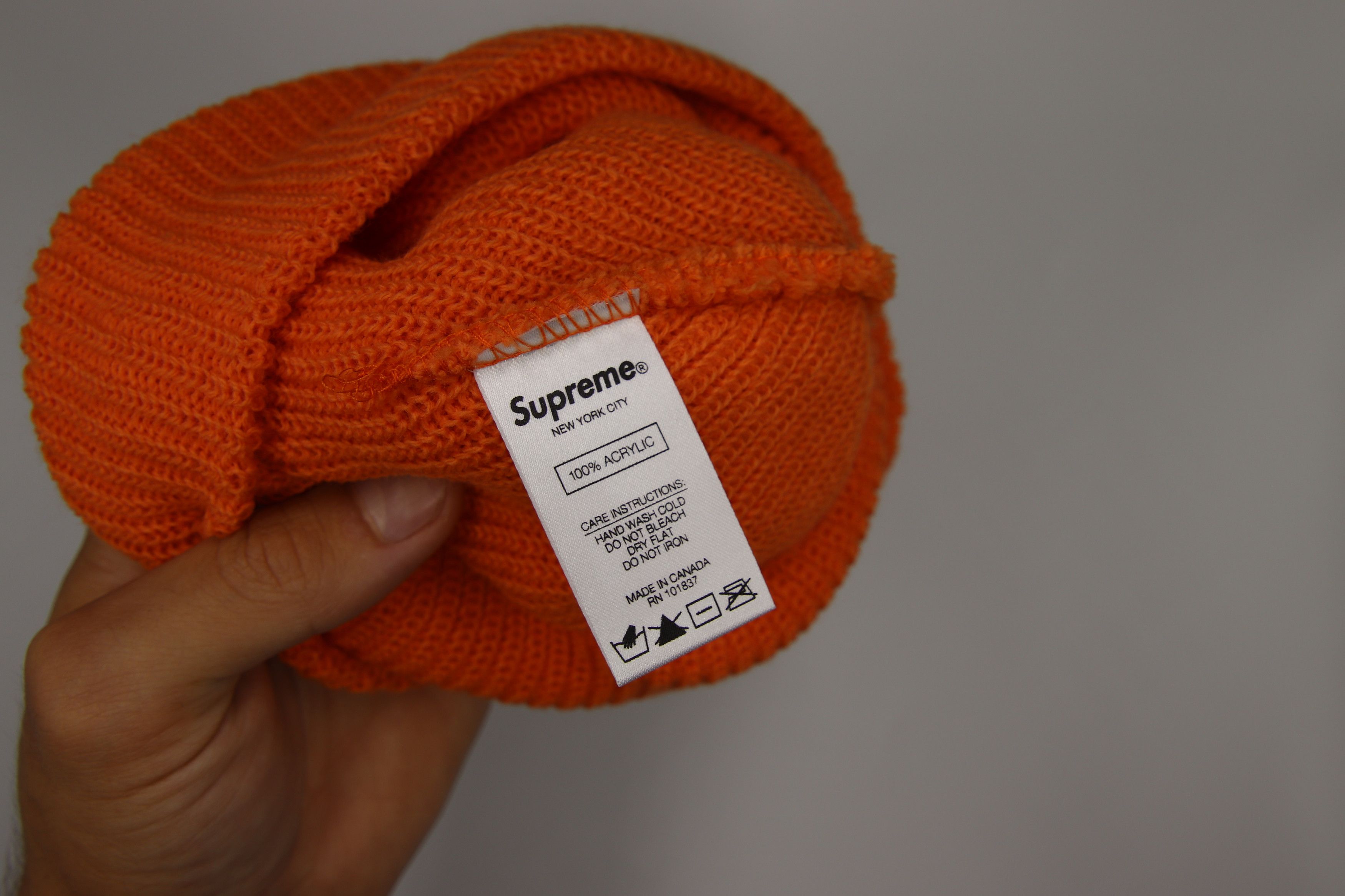 Supreme Defect mixed tissue Supreme Basic Beanie Orange Size ONE SIZE - 3 Thumbnail
