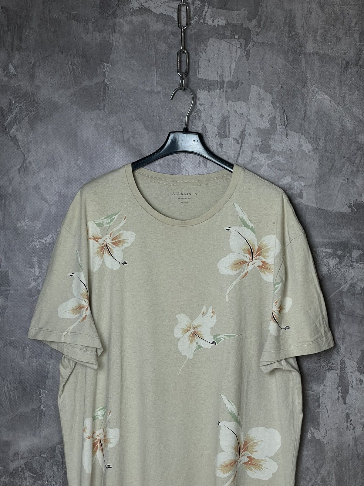 Allsaints Allsaints Hawaiian Y2K Style Flower Art T-Shirt Size US M / EU 48-50 / 2 - 2 Thumbnail