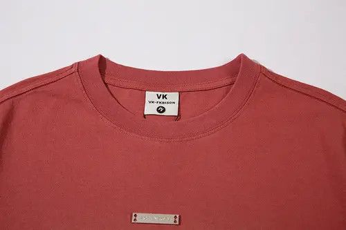 Other Fashionable distressed solid color cotton tee Size US M / EU 48-50 / 2 - 3 Thumbnail