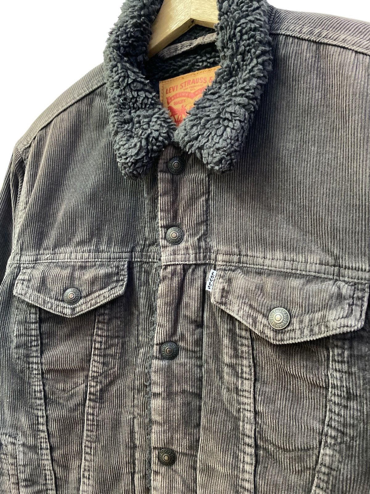 Levi's × Levi's Made & Crafted × Vintage Levi’s Sherpa Corduroy Trucker Jacket Size US S / EU 44-46 / 1 - 7 Thumbnail
