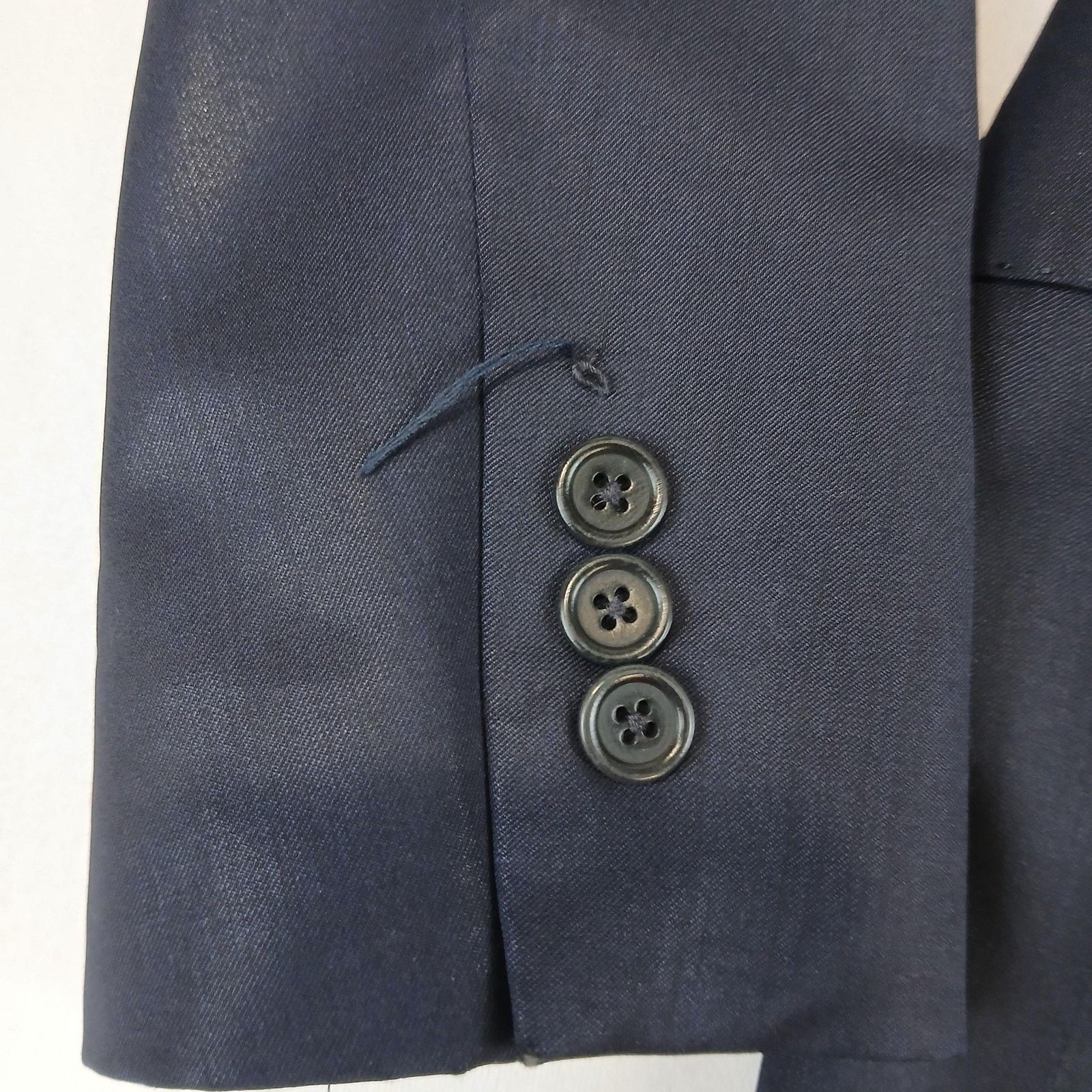 Ermenegildo Zegna Ermenegildo Zegna Cloth Suit Mens 46 Long 38x32 Navy Blue Size 46L - 8 Thumbnail