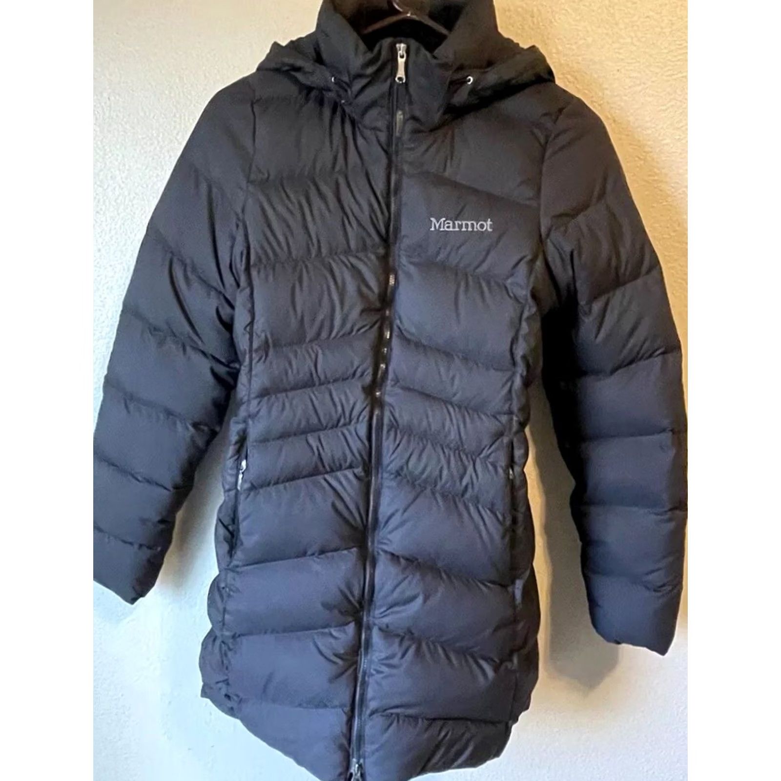 Marmot Marmot Puffer Jacket Women’s Size Small 650 Fill Goose Down Trench Hooded J1738 Size S / US 4 / IT 40 - 5 Thumbnail