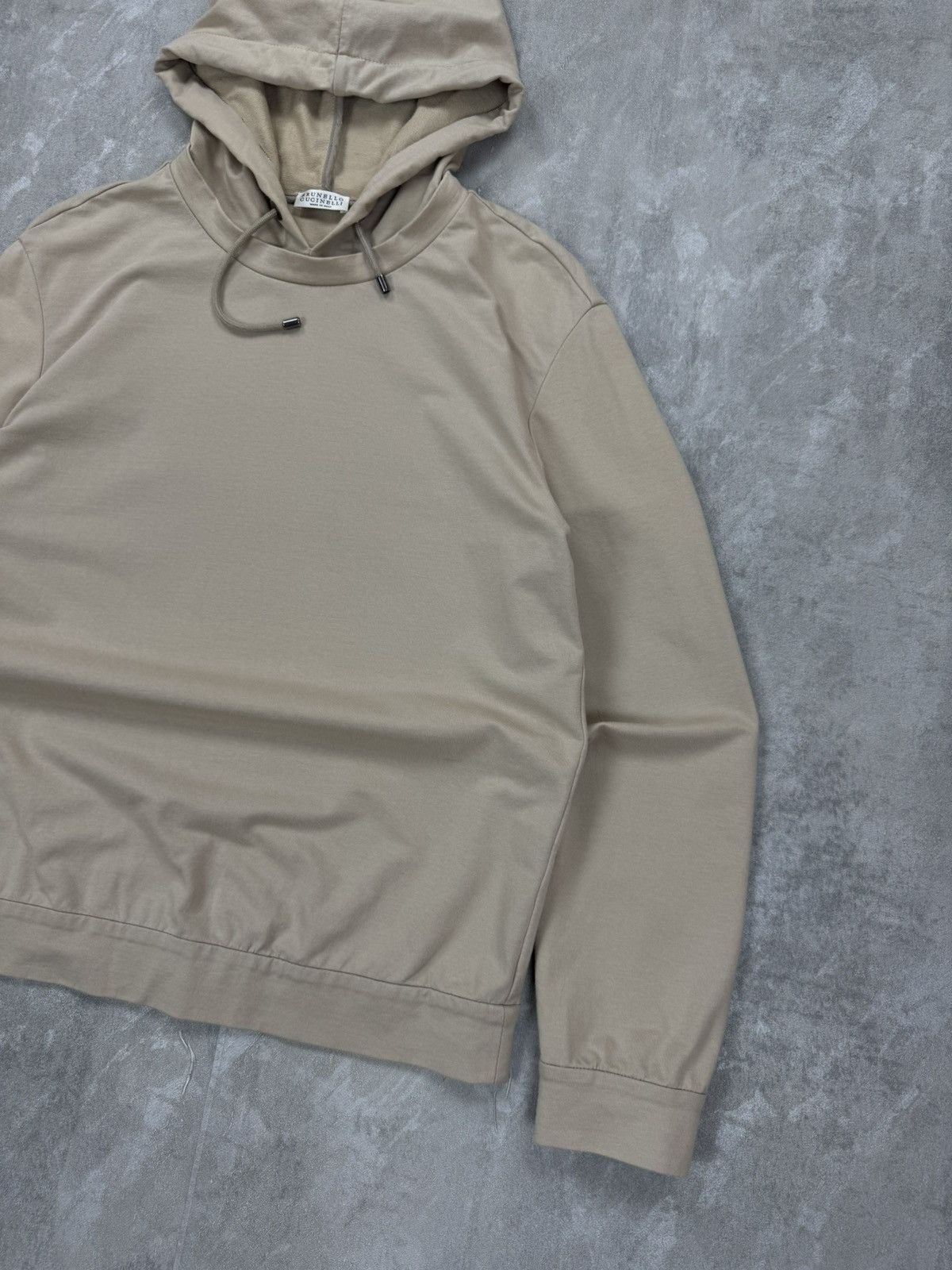 Brunello Cucinelli Brunello Cucinelli hoodie beige pullover Mens size S Size US S / EU 44-46 / 1 - 4 Thumbnail