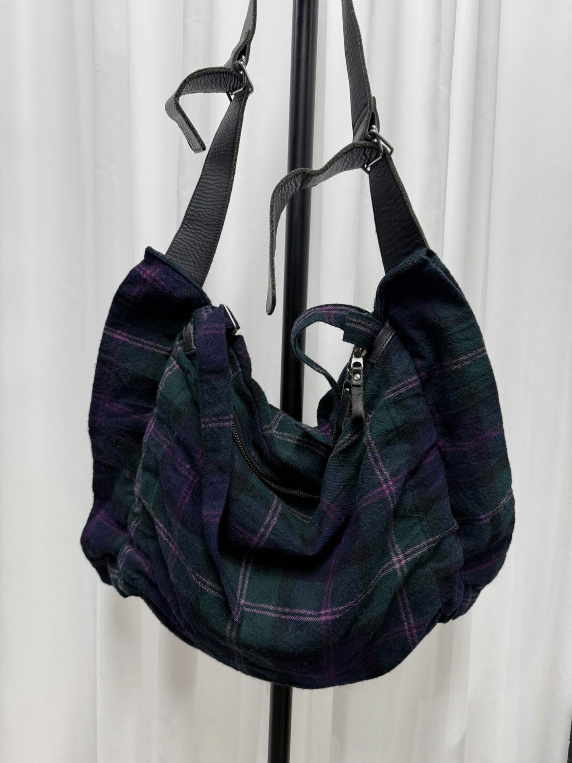 Yohji Yamamoto Yohji Yamamoto Y's Plaid Bundle Bag Size ONE SIZE - 2 Thumbnail