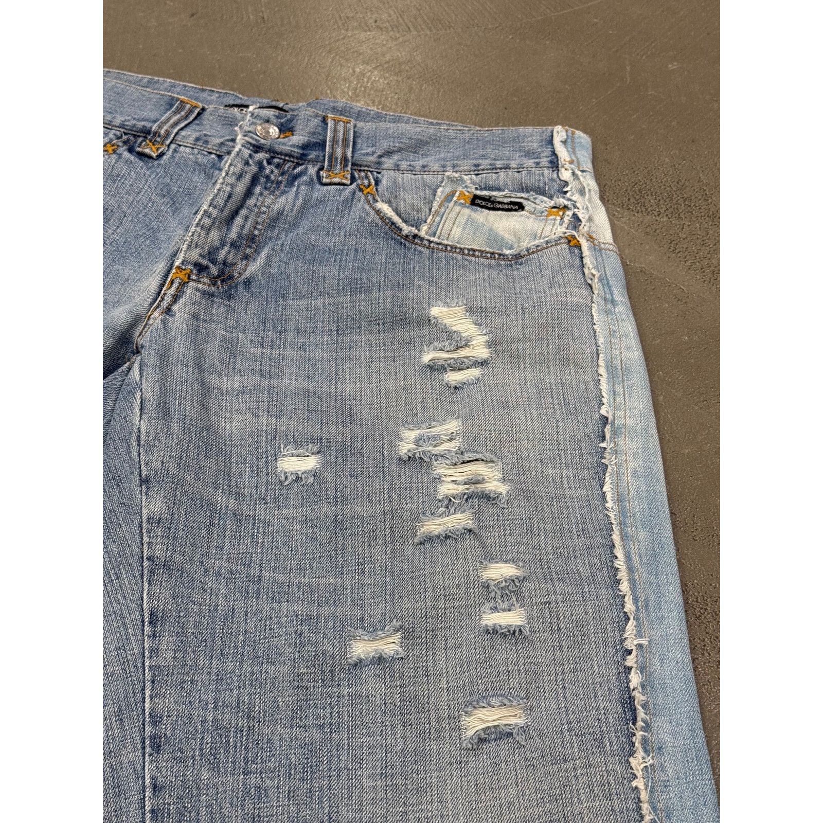 Dolce & Gabbana 2005 Dolce & Gabbana "David Beckham" deconstructed shorts Size US 36 / EU 52 - 4 Thumbnail