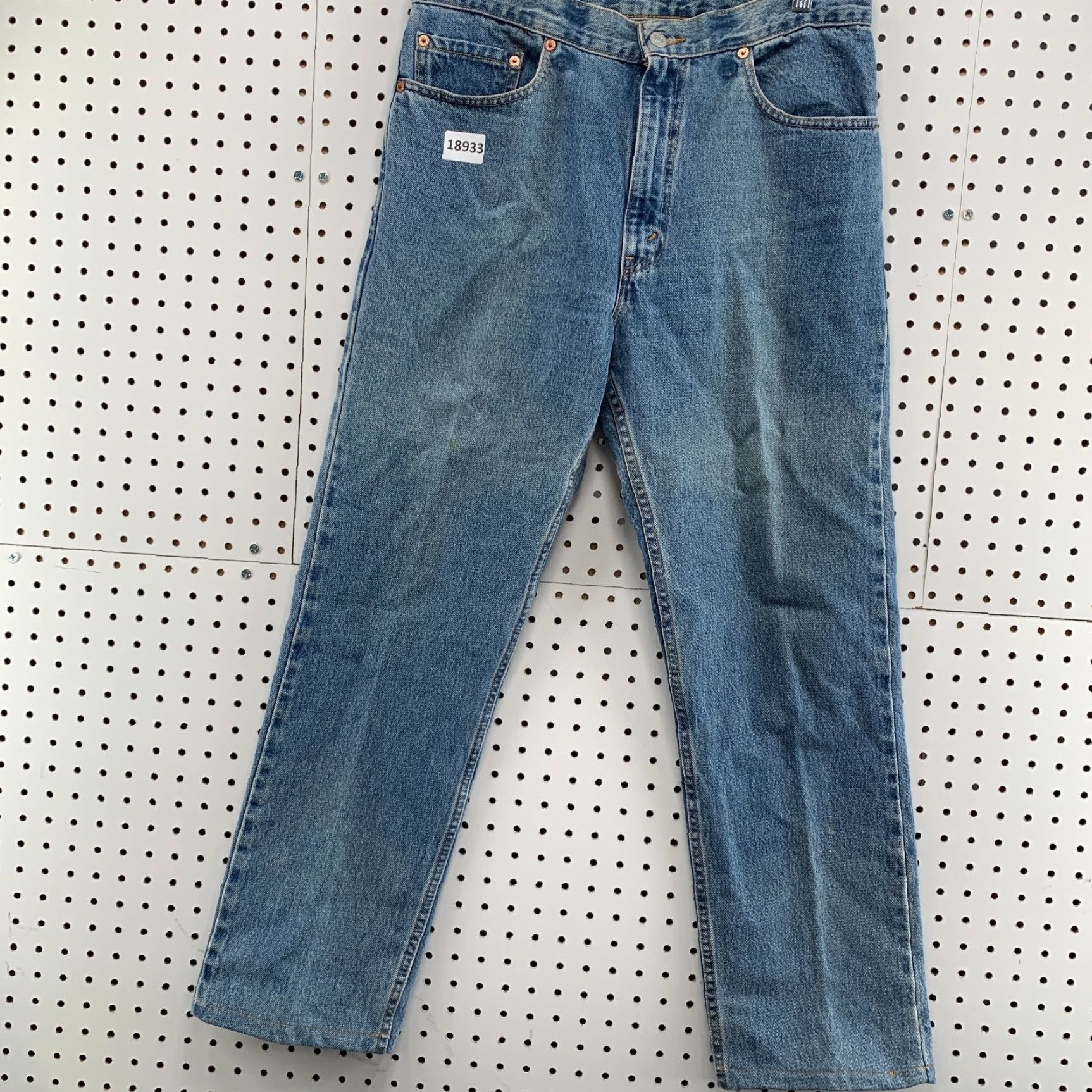 Levi's VINTAGE Levi's 505 Jeans Regular Mens Blue Denim 32x28 Straight Fit denim Jeans 32 Mens Blue Levi's 505 Vintage 90s Size US 32 / EU 48 - 6 Thumbnail
