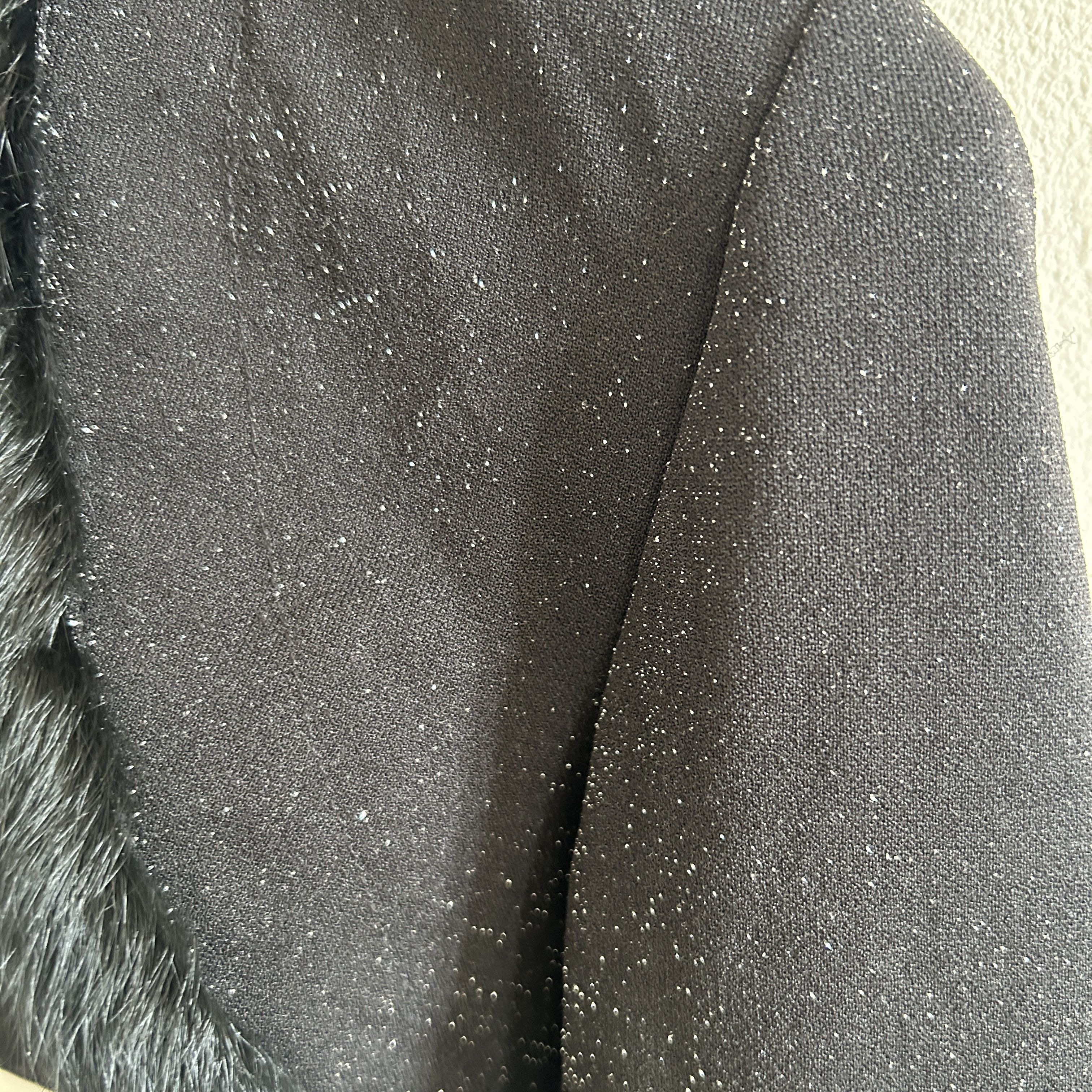 Vintage Vintage 90s Black Faux Fur Bolero Jacket Size S / US 4 / IT 40 - 10 Thumbnail