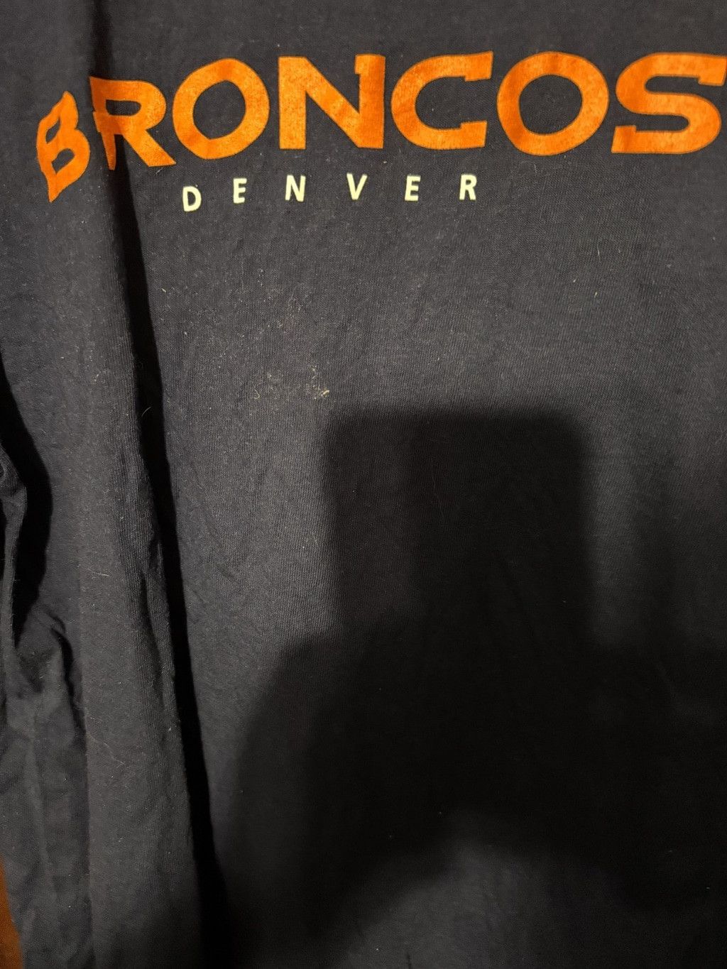 NFL Denver Broncos Short Sleeve T-Shirt Men's L Blue Size US L / EU 52-54 / 3 - 5 Thumbnail