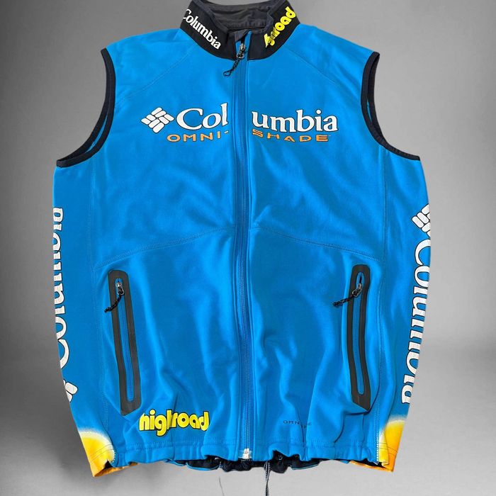 Columbia Columbia OmniShade Highroad Cycling Jacket Vest Large D10