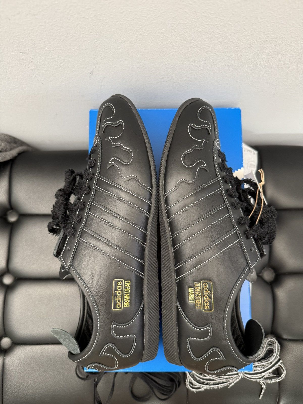 Adidas × Brain Dead Brain Dead x Dover Street Market Adidas Japan Lo Black Size US 10 / EU 43 - 3 Thumbnail