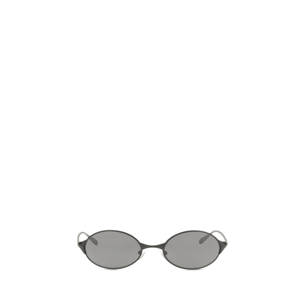 Gray Metal Sunglasses in Brown, Men's