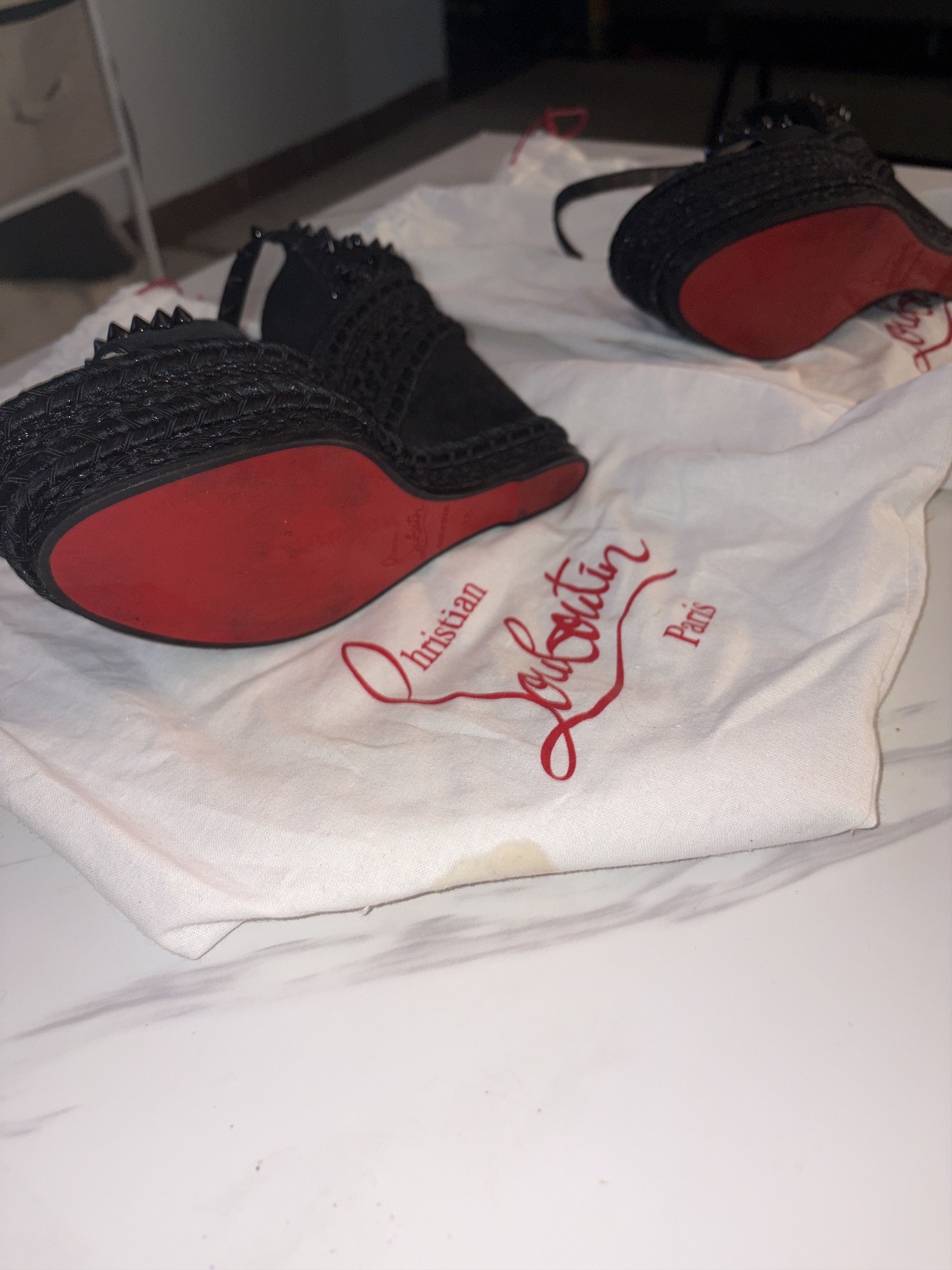 Christian Louboutin Authentic Christian Louboutin spiked wedge Size US 6 / IT 36 - 3 Thumbnail