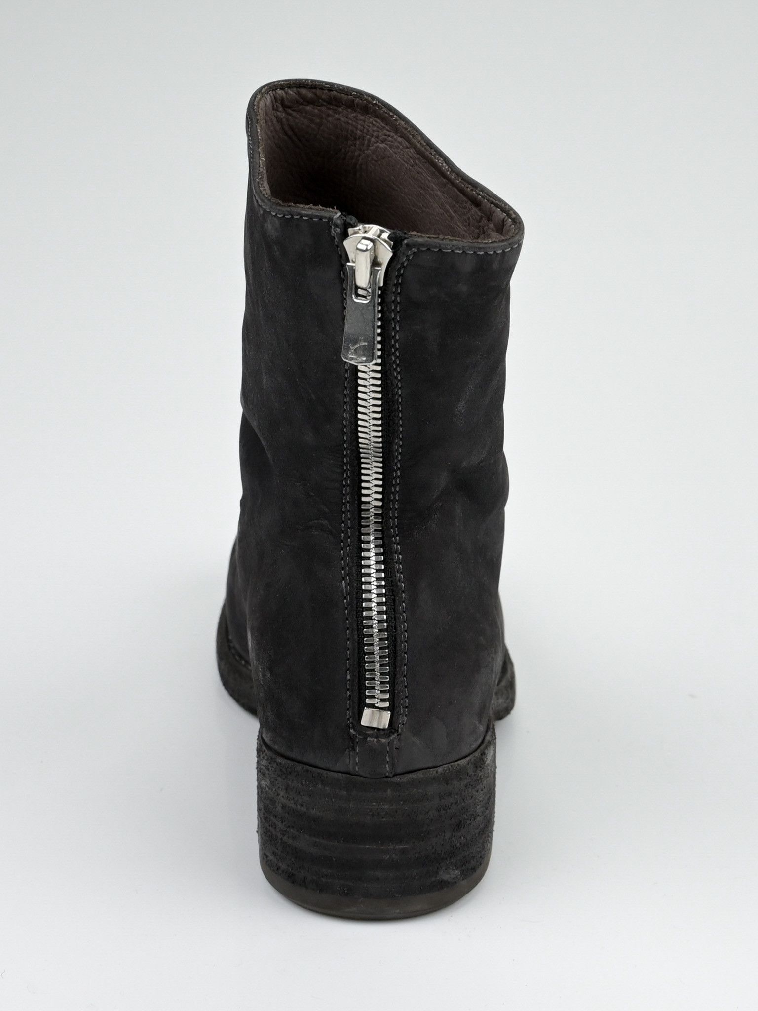Other 123 & 124 Calf Leather Back Zip Boots Size US 7 / IT 37 - 11 Thumbnail