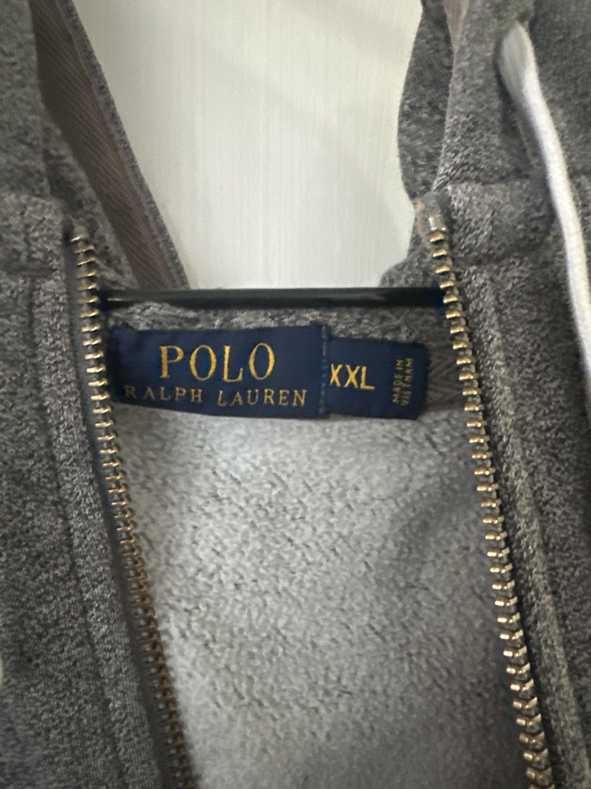 Polo Ralph Lauren Polo Grey Zip Up Green Logo Size US XXL / EU 58 / 5 - 3 Thumbnail
