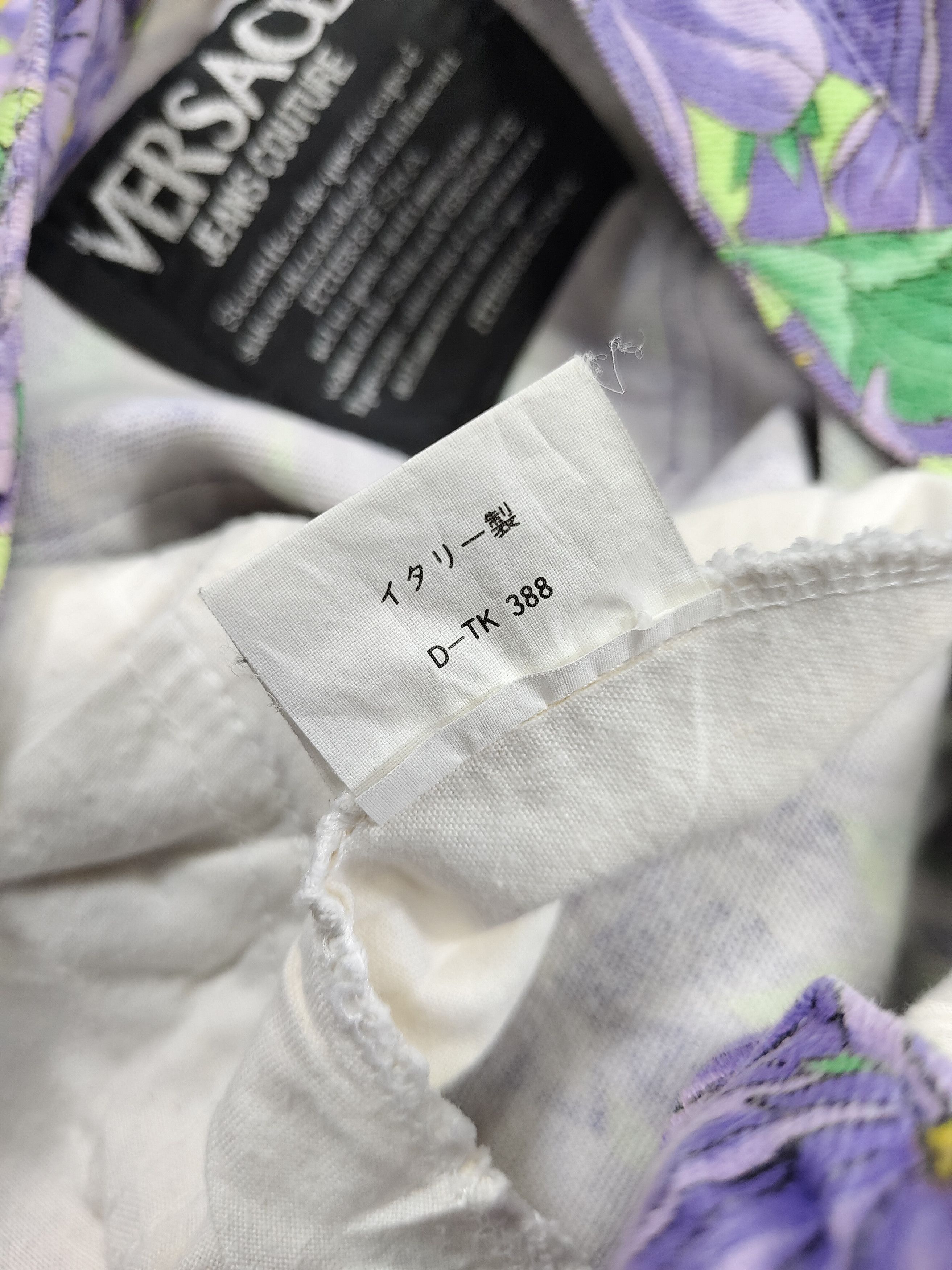 Versace Jeans Couture 90s Versace JC- Archive AOP Florals Print Classic Cut Jeans Size 30" / US 8 / IT 44 - 10 Thumbnail