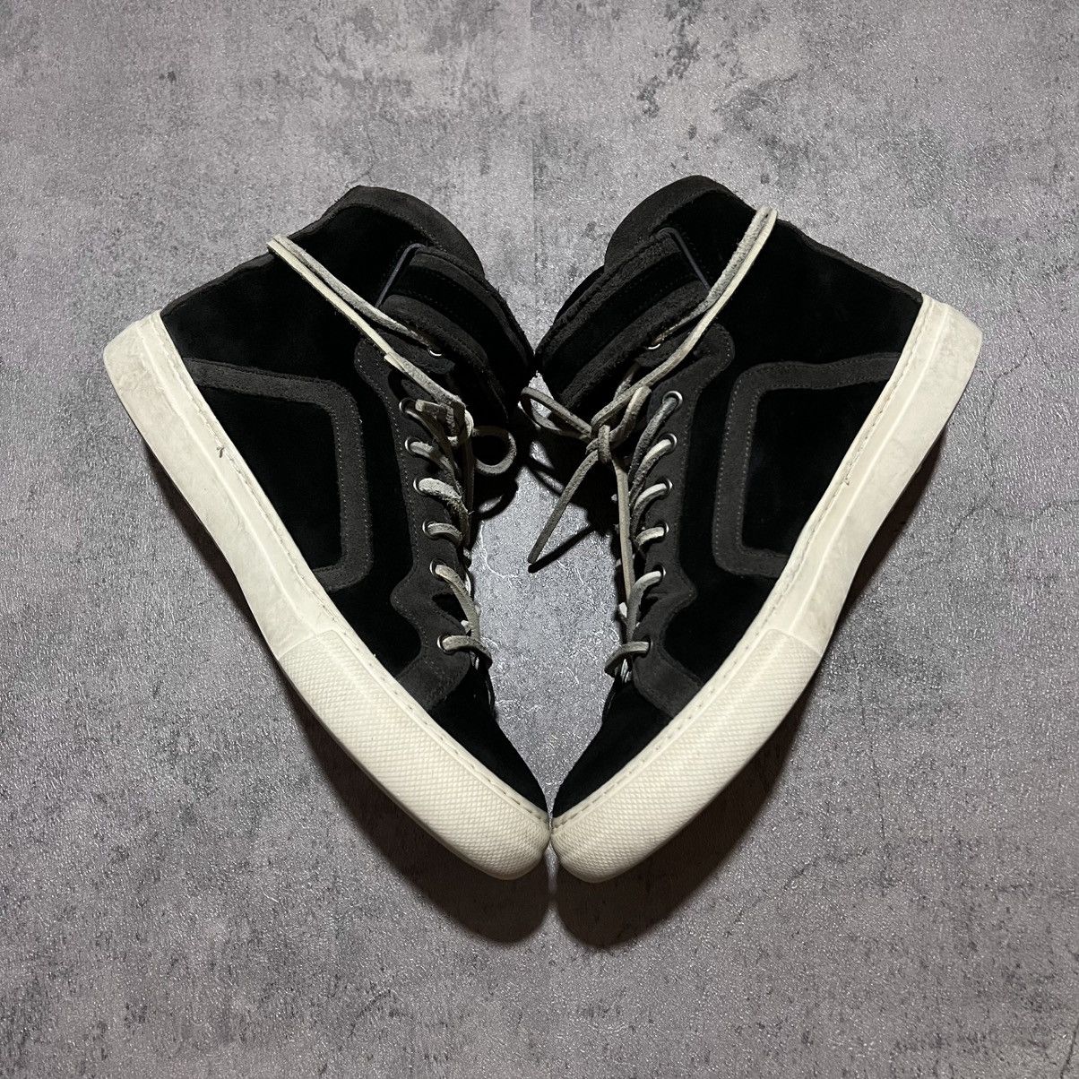 Pierre Hardy 101 Basket Hi Top Suede Sneaker Hedi Slimane