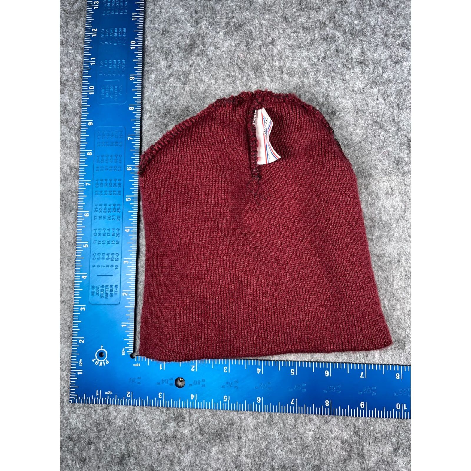 Vintage Capamerica Beanie Hat/Cap Adult One Size Red Knit Acrylic Unisex Adults Casual Outdoor Logo 90s Decade Not Applicable? (Wait) Size ONE SIZE - 5 Thumbnail