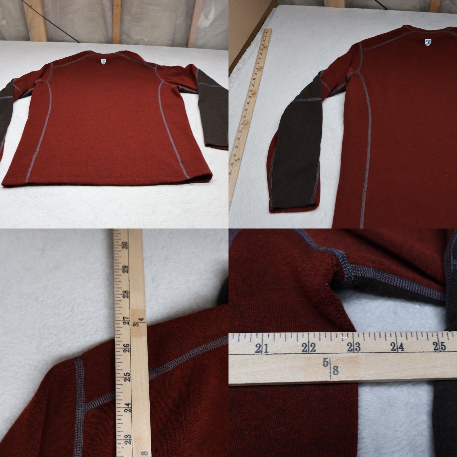 Vintage Kuhl Sweater Mens L Red Revel Zip Pullover Fleece Knit Outdoor Hiking Size US L / EU 52-54 / 3 - 9 Thumbnail
