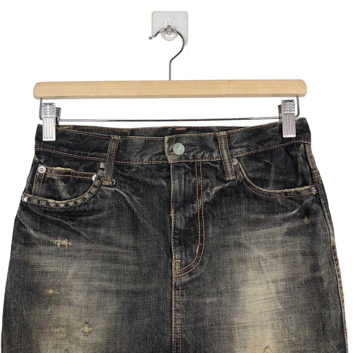 Hysteric Glamour 🔥Punk Design Skirt Denim Kinky Hysteric Glamour Japan Size 28" / US 6 / IT 42 - 3 Thumbnail
