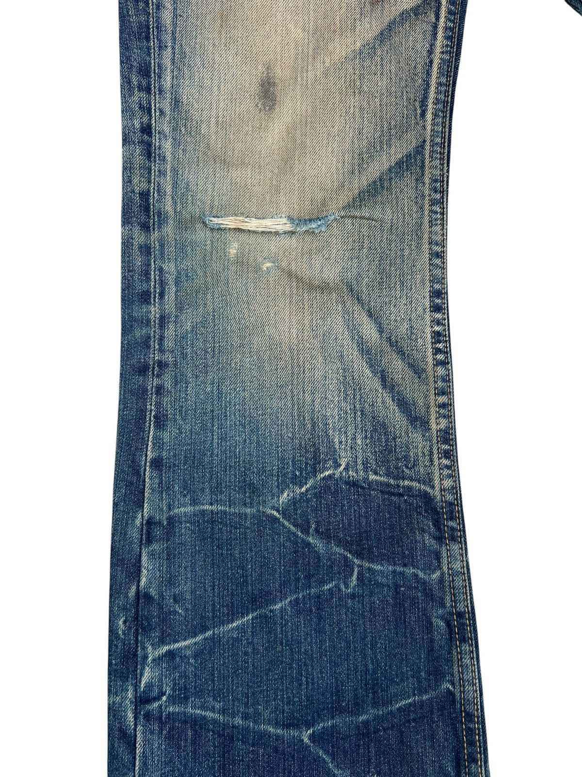 JACKROSE Dirty Mud Trashed Jackrose Rips Denim Claw Mark Flare Jeans Size US 30 / EU 46 - 9 Thumbnail