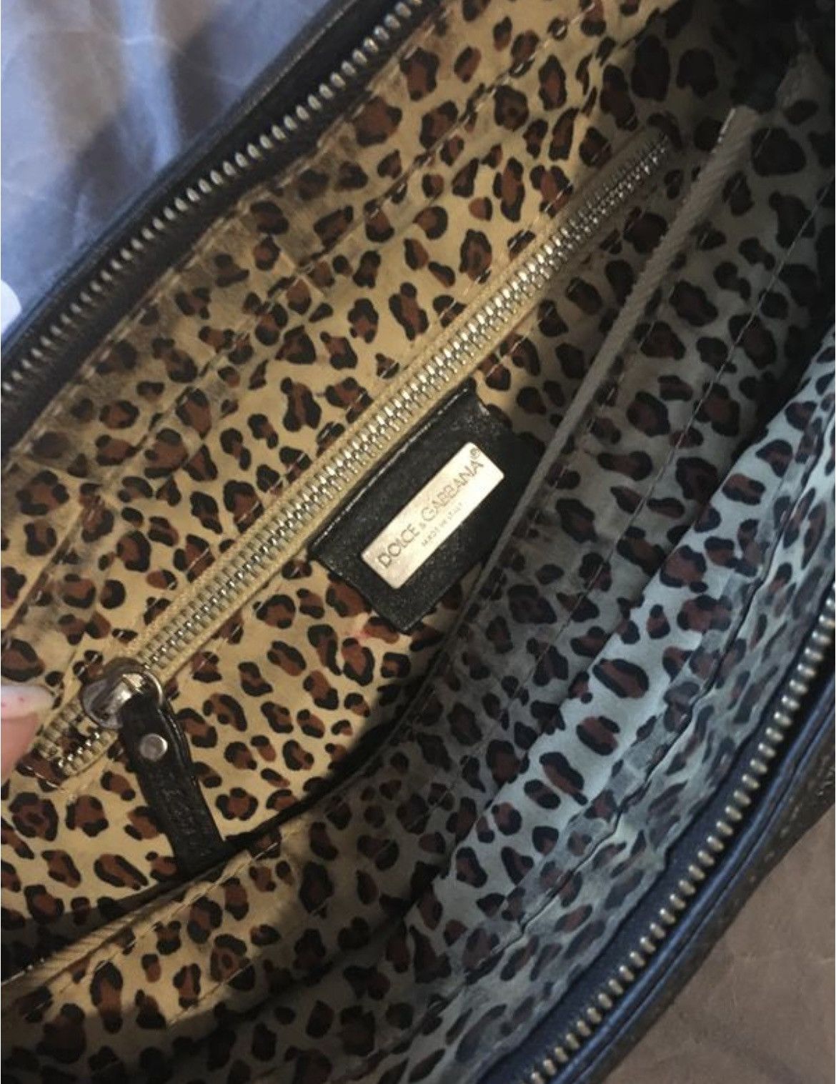 Dolce & Gabbana × Japanese Brand × Vintage Vintage Dolce & Gabbana leather monogram tote bag Size ONE SIZE - 6 Thumbnail