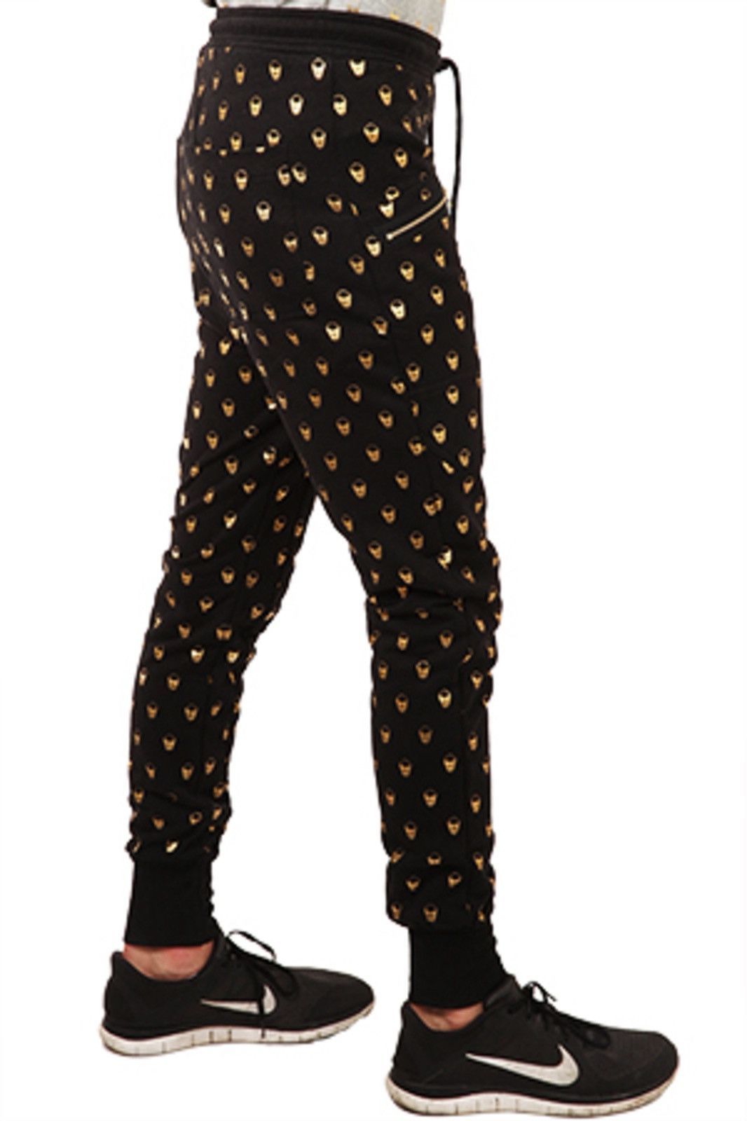 Markus Lupfer Markus Lupfer Skull Print Zip Jogger Sweatpant Size US 30 / EU 46 - 2 Thumbnail